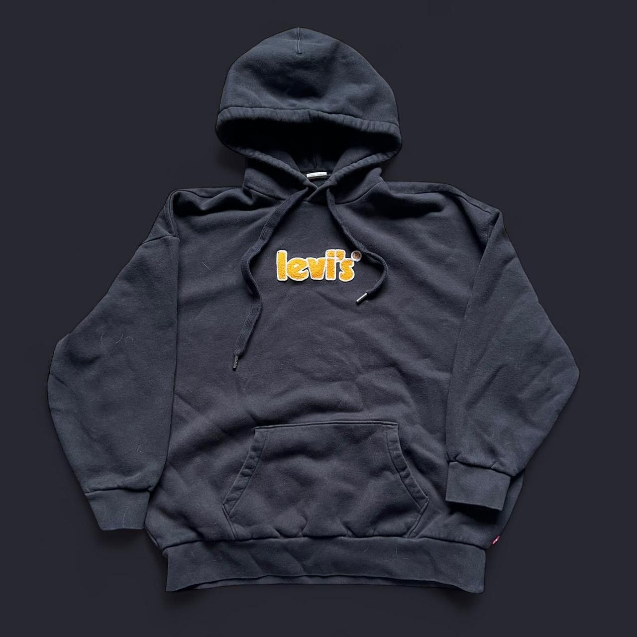 Levi's black levi’s logo women’s boxy fit hoodie, size S Size S / US 4 / IT 40 - 1 Thumbnail