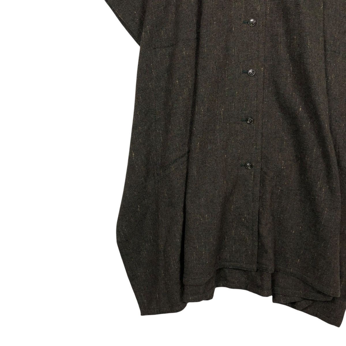 Issey Miyake 🔥VINTAGE 70’s ISSEY MIYAKE WOOL HERRINGBONE LONG CLOAKS Size US L / EU 52-54 / 3 - 5 Thumbnail