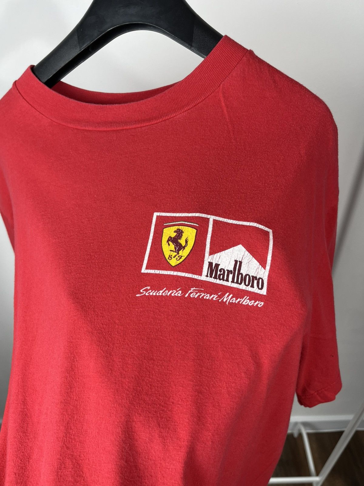 Ferrari Ferrari Marlboro Scuderia Racing T-Shirt Red Hanes Top L Size US L / EU 52-54 / 3 - 6 Thumbnail