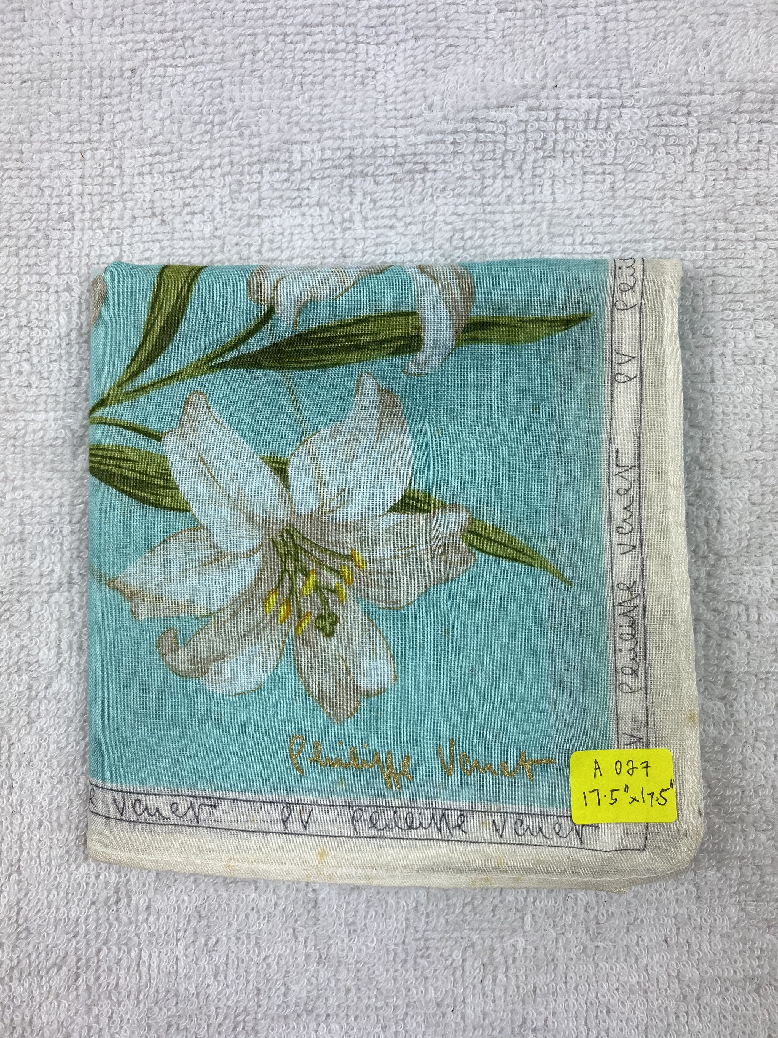 Vintage Philippe Venet Handkerchief / Bandana / Neckerchief Size ONE SIZE - 6 Thumbnail