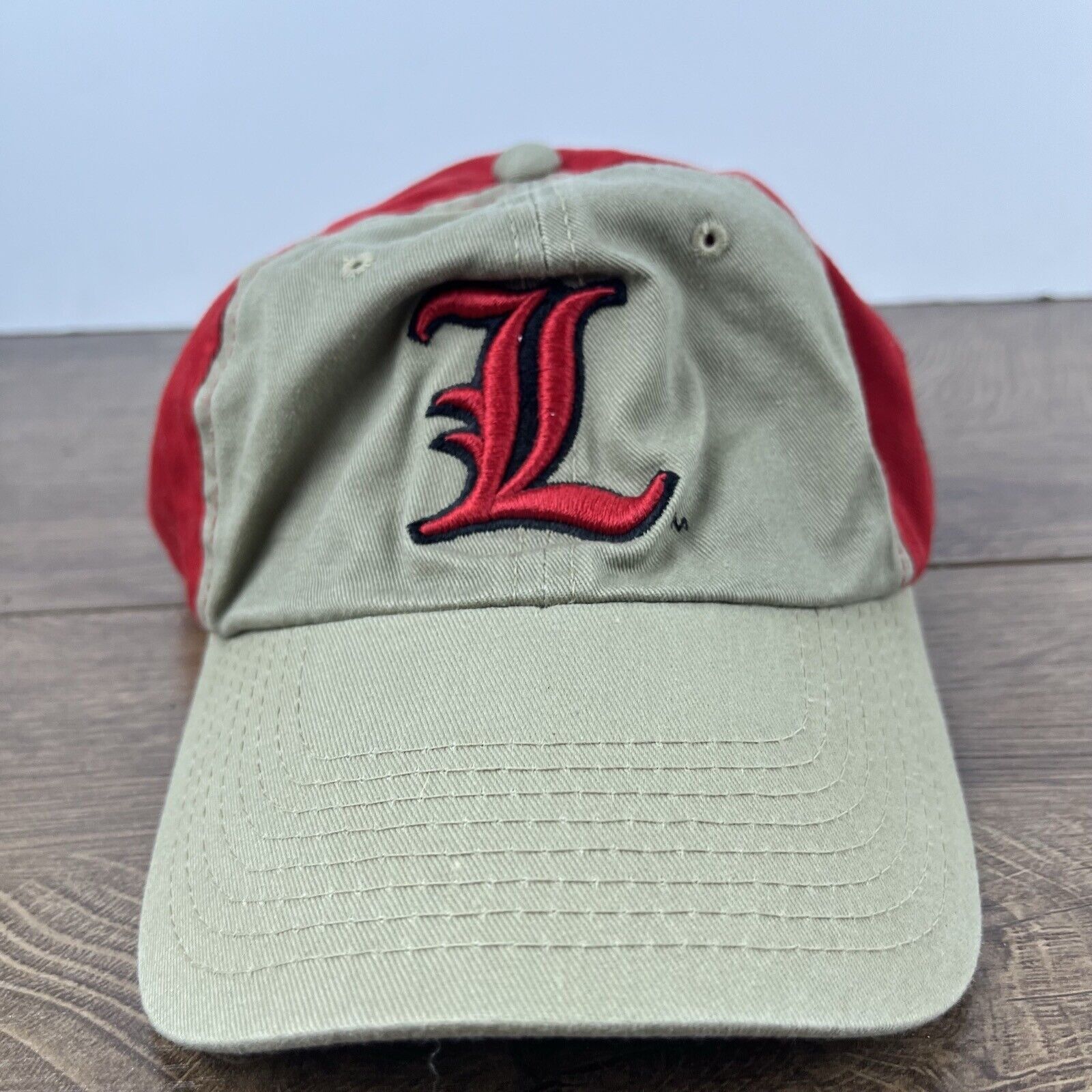 Starter Louisville Cardinals Hat Starter Hat Adjustable Hat Tan Hat Size ONE SIZE - 2 Thumbnail