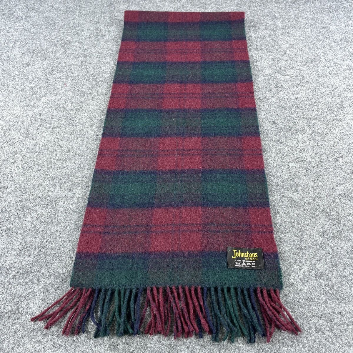 Johnstons Of Elgin × Vintage Johnstons Of Elgin Scarf / Muffler / Neckwear T1240 Size ONE SIZE - 1 Thumbnail