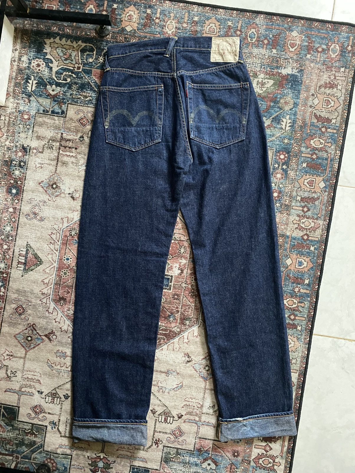 Evisu Evisu no.2 lot 2001 selvedge faded denim | Grailed