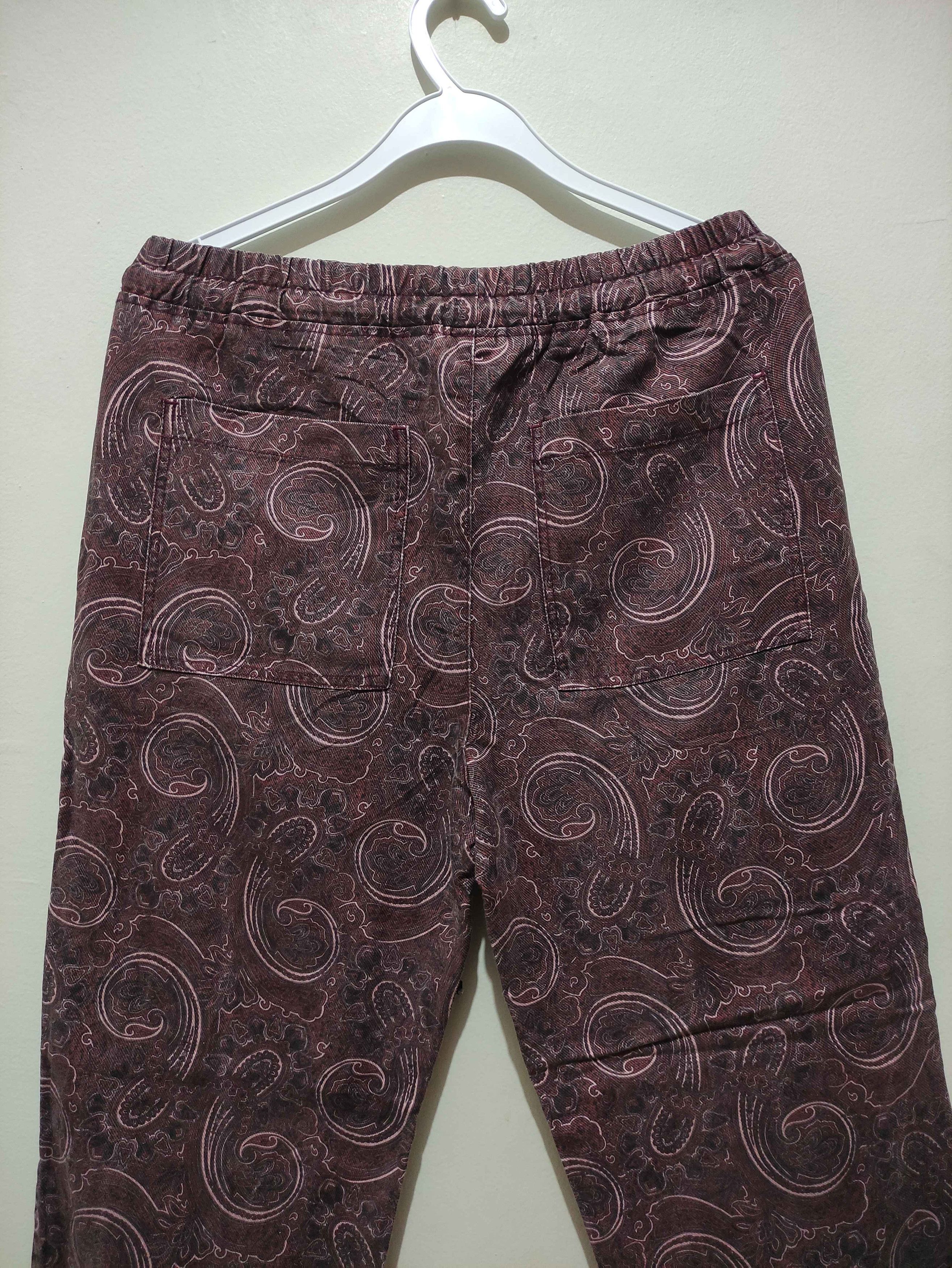Zara Zara drawstring Paisley pants Size US 32 / EU 48 - 9 Thumbnail