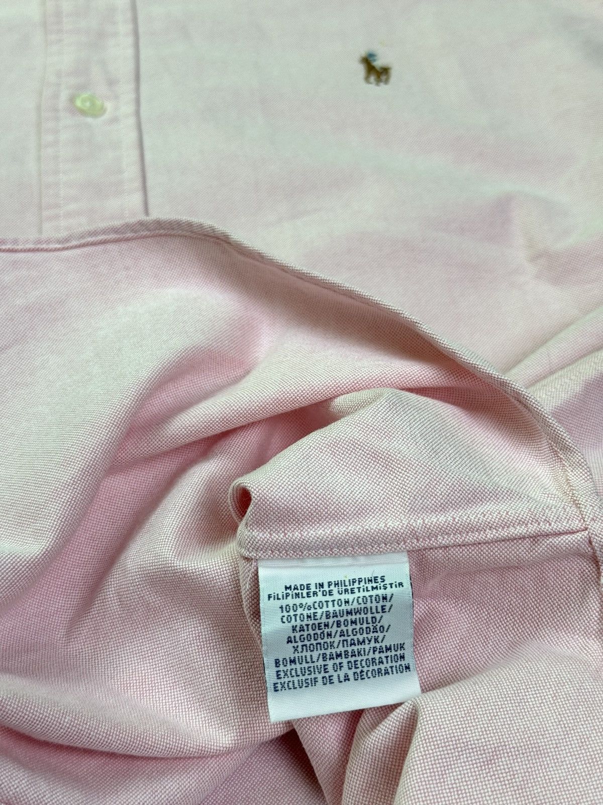Polo Ralph Lauren Pink shirt Polo Ralph Lauren Oxford original old money item Size US L / EU 52-54 / 3 - 4 Thumbnail