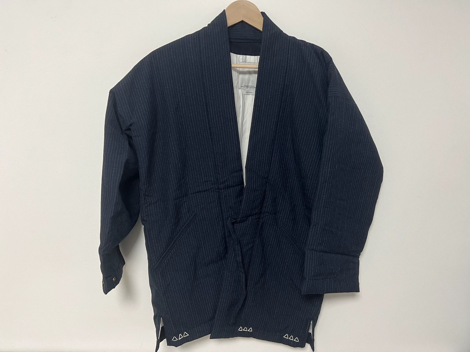Visvim visvim 16aw dotera coat wool stripe Size US M / EU 48-50 / 2 - 1 Thumbnail