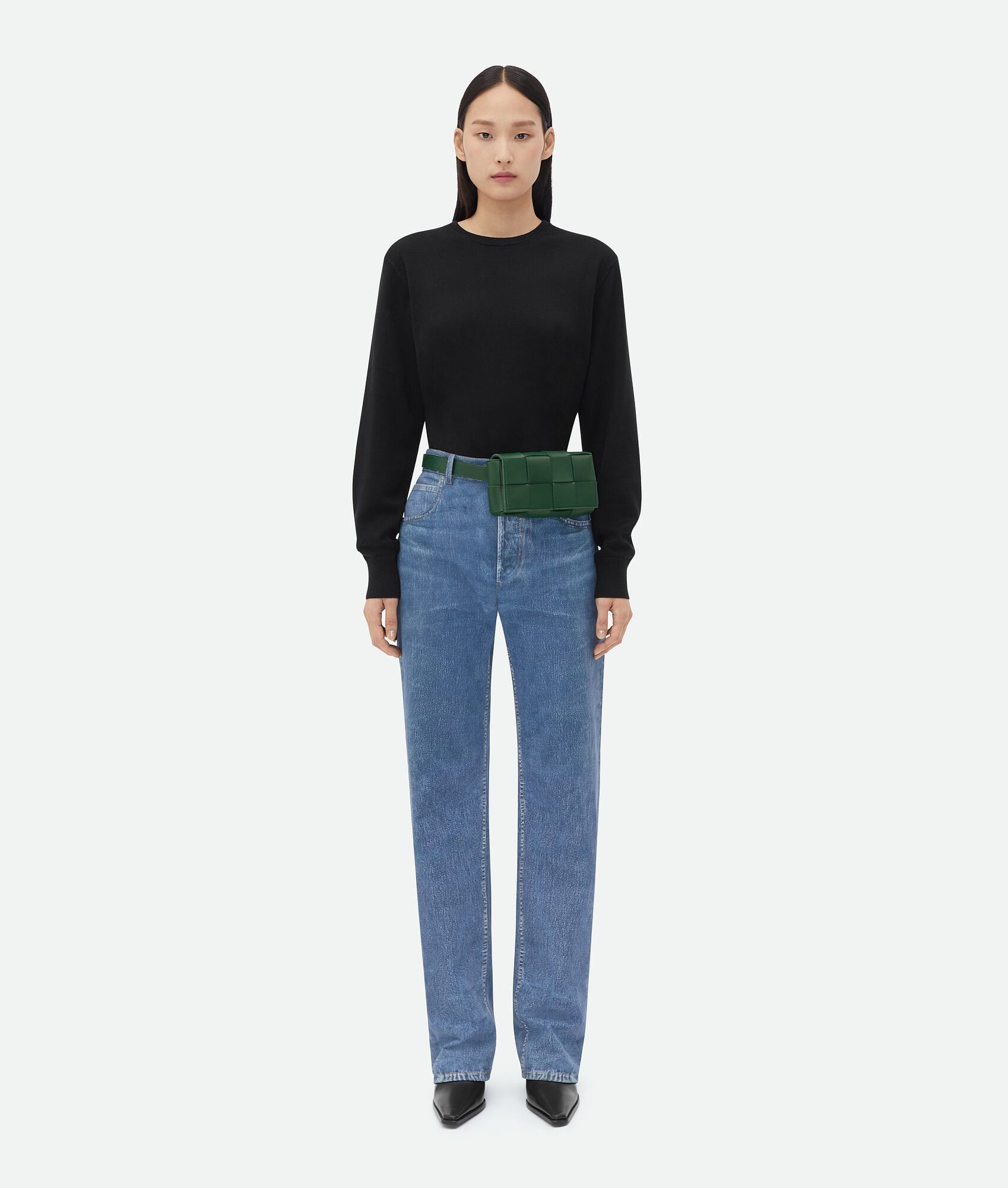 Bottega Veneta o1n1vont0225 Size: OS / Unisex Cassette Belt Bag Dark Green Size ONE SIZE - 5 Thumbnail