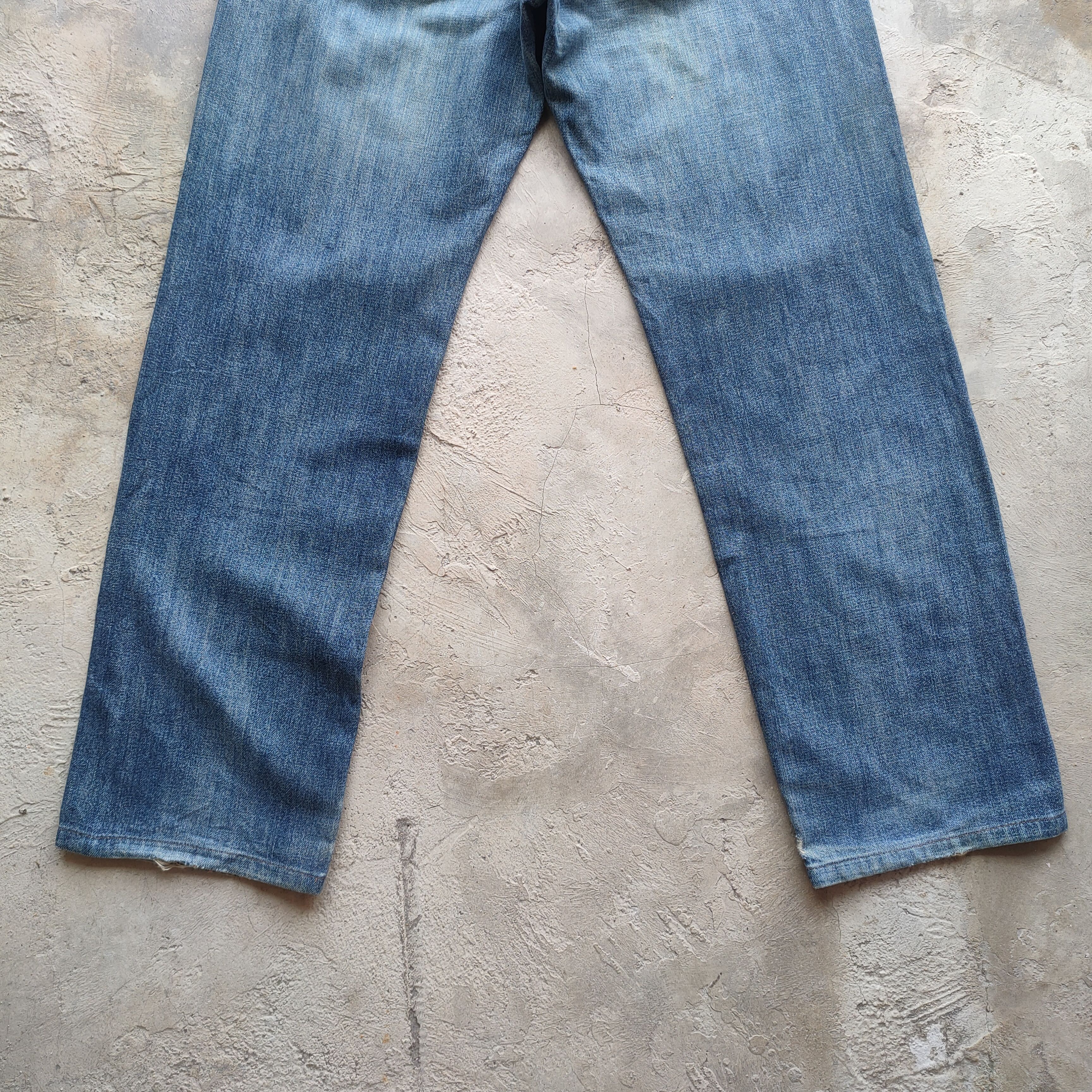 Jean W32 VINTAGE WRANGLER FADED DISTRESSED JEAN PANTS Size US 32 / EU 48 - 10 Thumbnail
