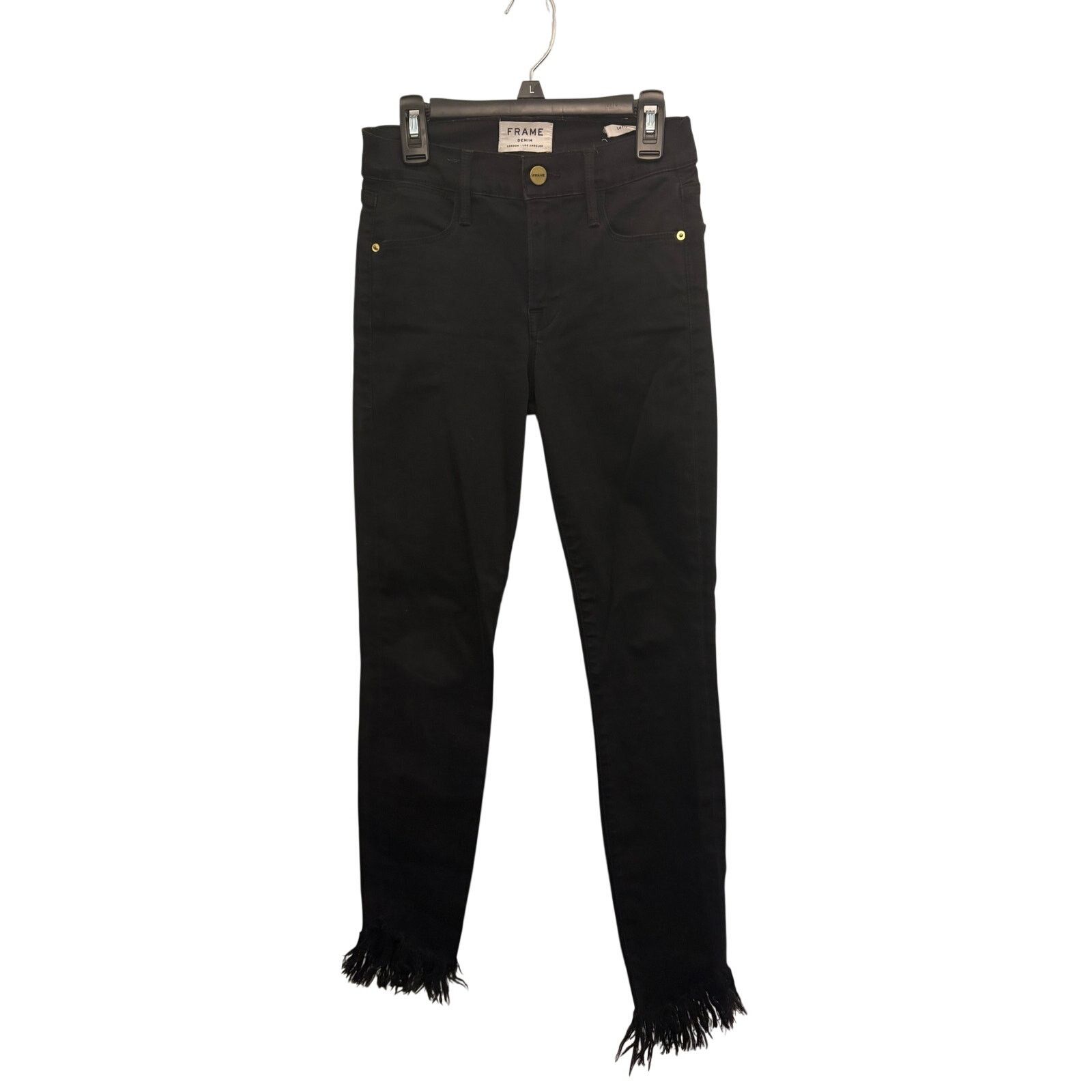 Frame Frame Black High Skinny Jeans Size 24 Size 24" / US 00 / IT 34 - 5 Thumbnail