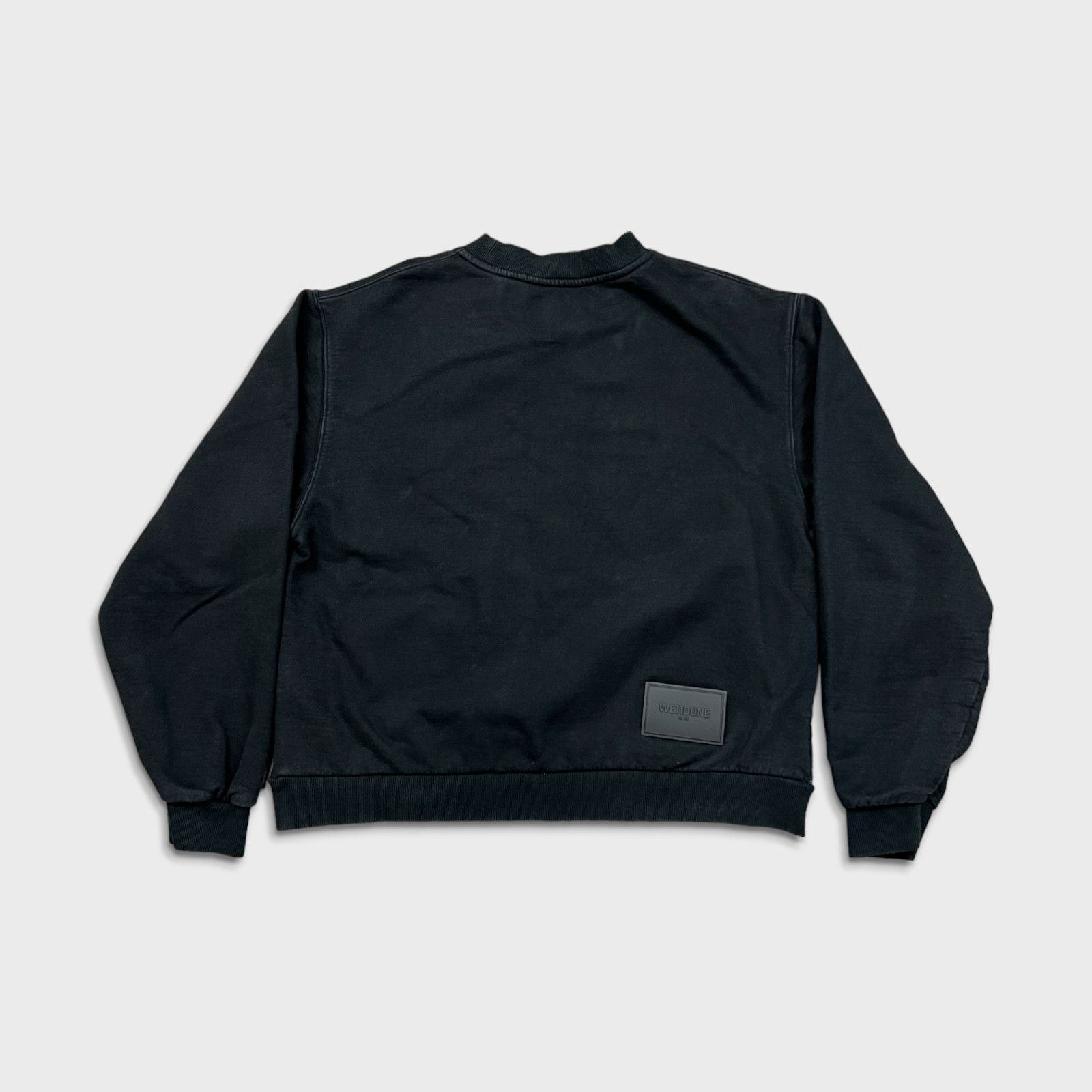 Designer × WE11DONE We11done Sweatshirt Small Reversed Graphic Pullover Crewneck Size US S / EU 44-46 / 1 - 5 Thumbnail