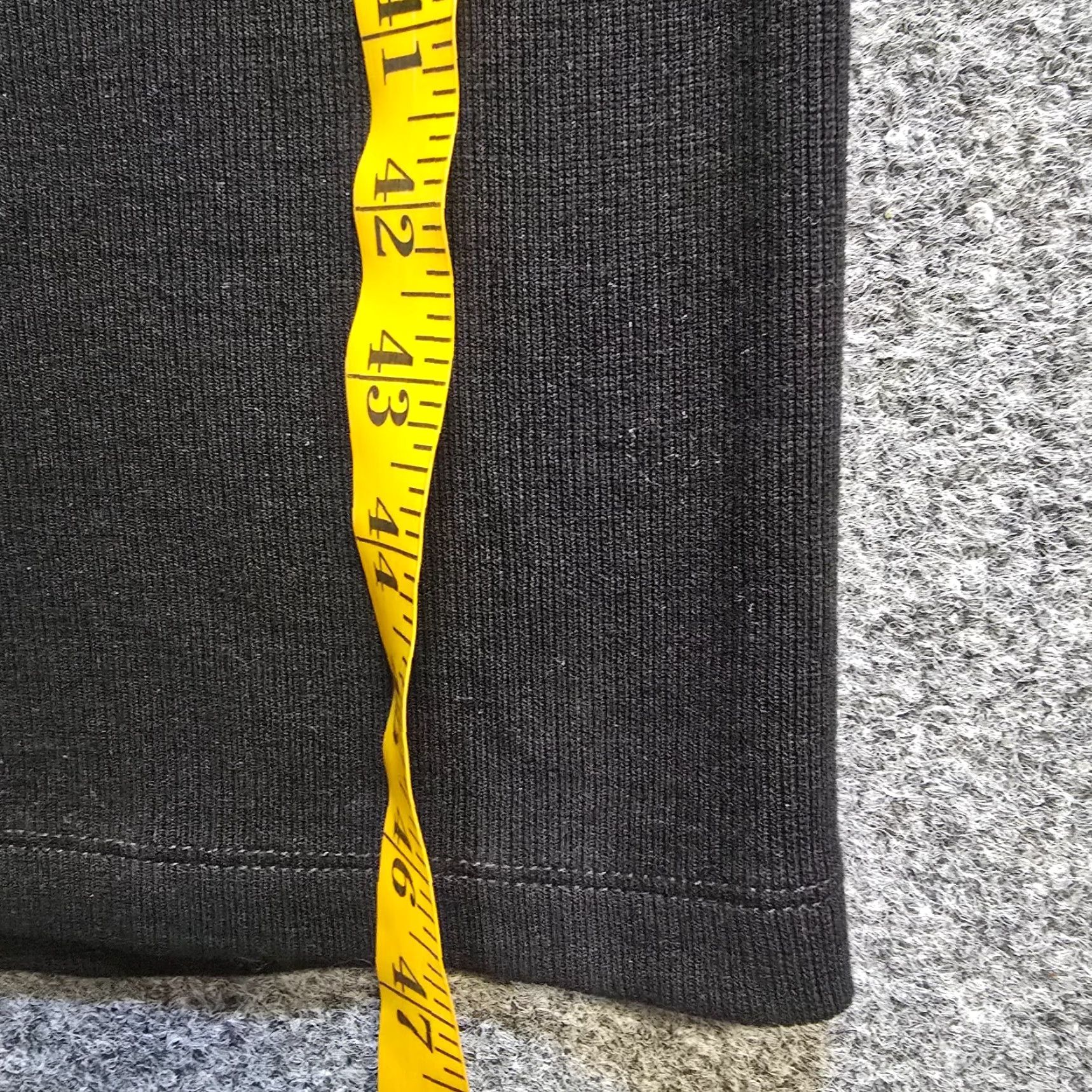 Marine Layer Marine Layer Dress Women Size Small Black Midi Ribbed Lined Short Sleeve Capsule Size 28" / US 6 / IT 42 - 7 Thumbnail