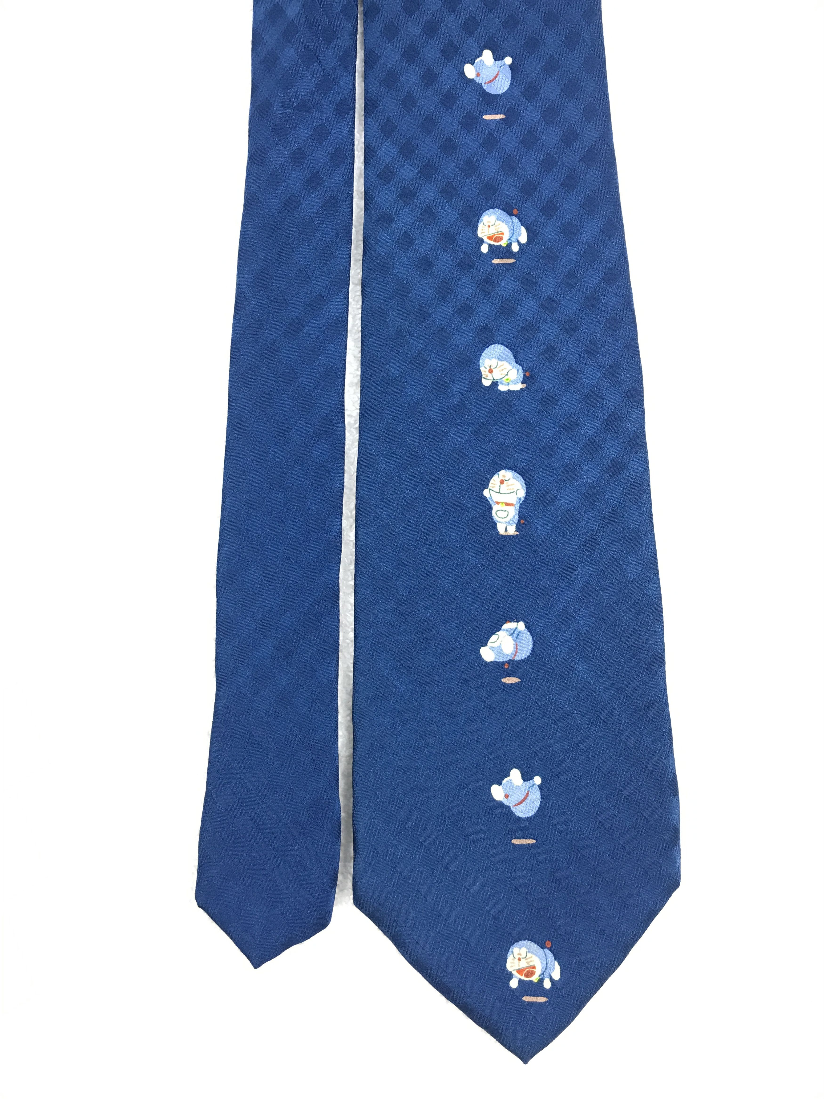 Designer × Vintage Vintage Doraemon Silk Necktie Size ONE SIZE - 3 Thumbnail