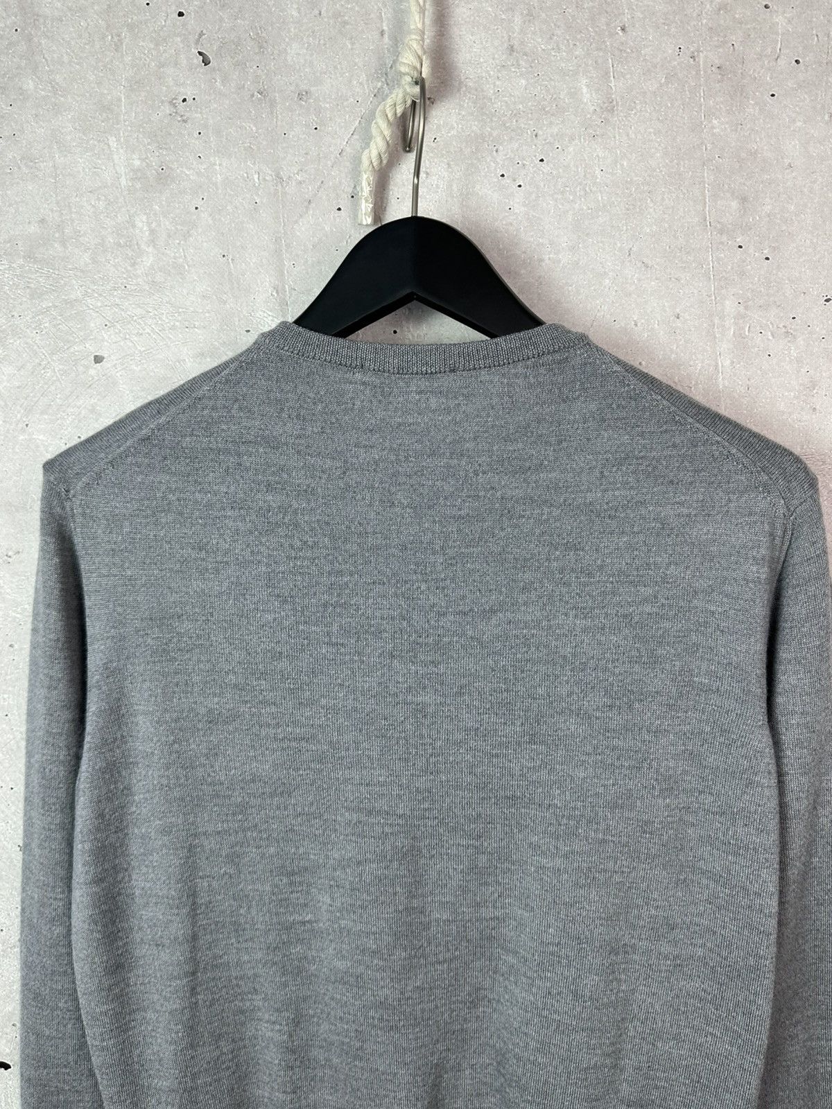 Drumohr Drumohr Made in Italy Wool Knit Long Sleeve V-neck Sweater Size US M / EU 48-50 / 2 - 7 Thumbnail