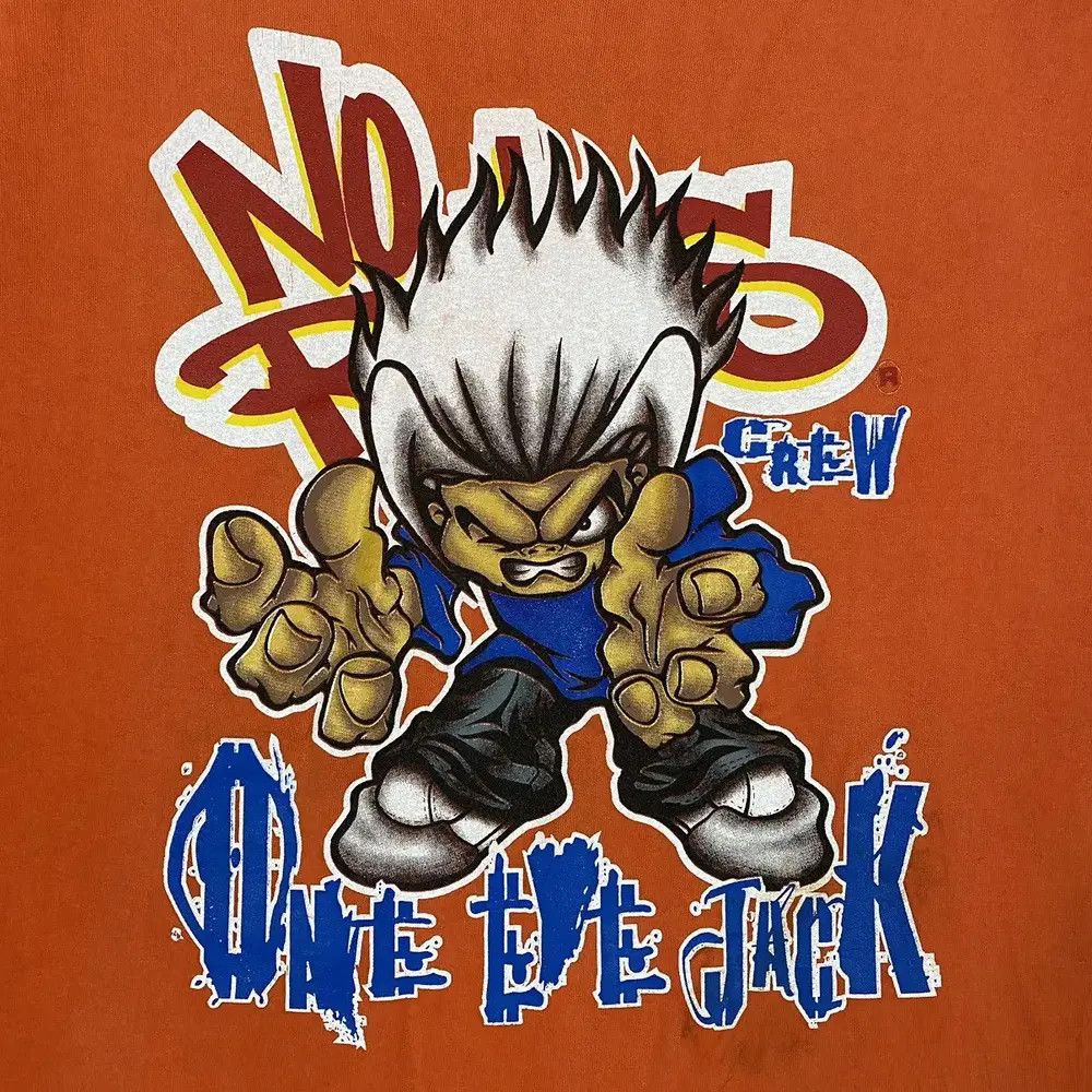 Vintage Vintage 00's NO RULES One Eye Jack Streetwear Hip-Hop Tee Size US L / EU 52-54 / 3 - 3 Thumbnail