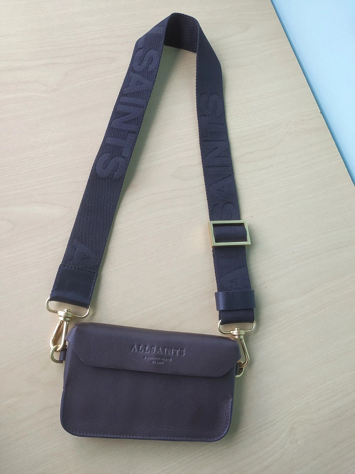 Allsaints ALLSAINTS Zoe Leather Crossbody Bag FTP / 8038 Size ONE SIZE - 9 Thumbnail