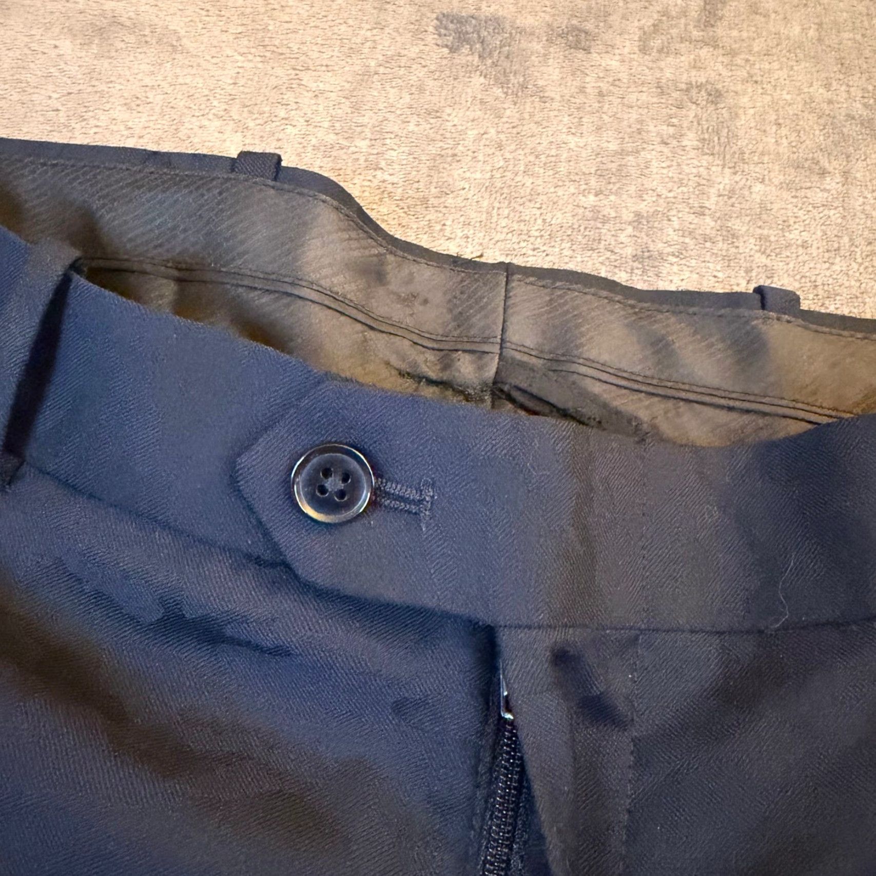 Bar III Bar III Slim Fit Navy Blue Dress Pants Wool Blend Men's 36W 34L Nwt Wool Poly Dress Pants Bar III Men’s Slim Pants Navy Blue Workwear Casual 90s? Size US 36 / EU 52 - 5 Thumbnail