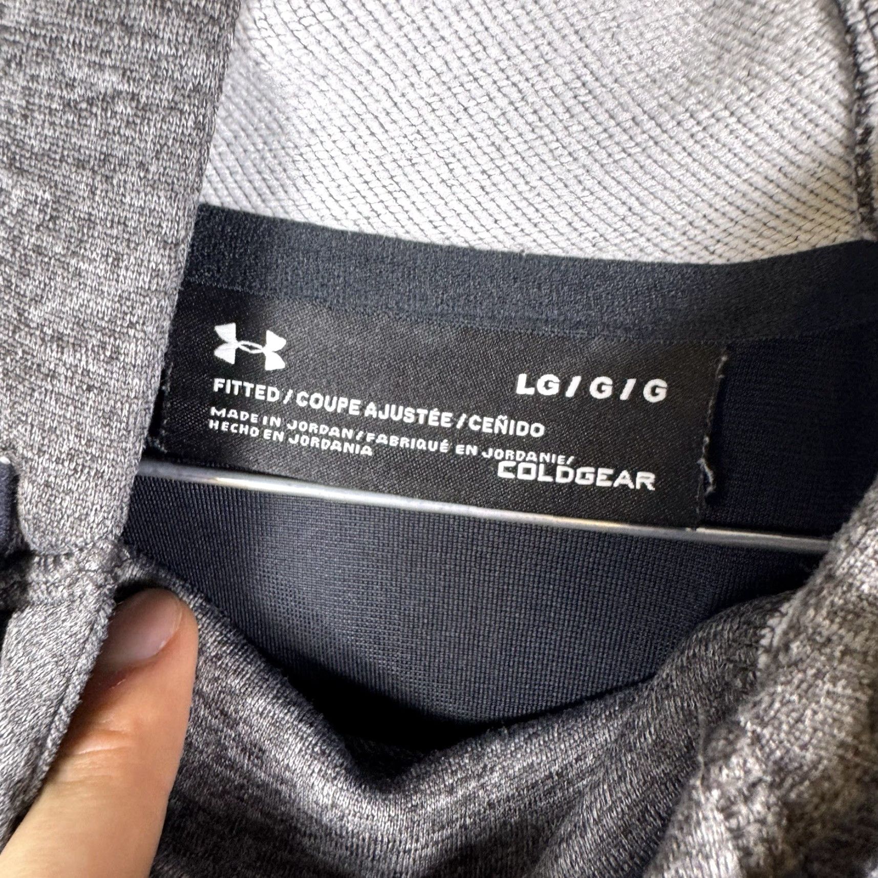 Under Armour Under Armour Hoodie Men’s L Tech Terry Fitted Cold Gear Sweatshirt Pullover Size US L / EU 52-54 / 3 - 3 Thumbnail