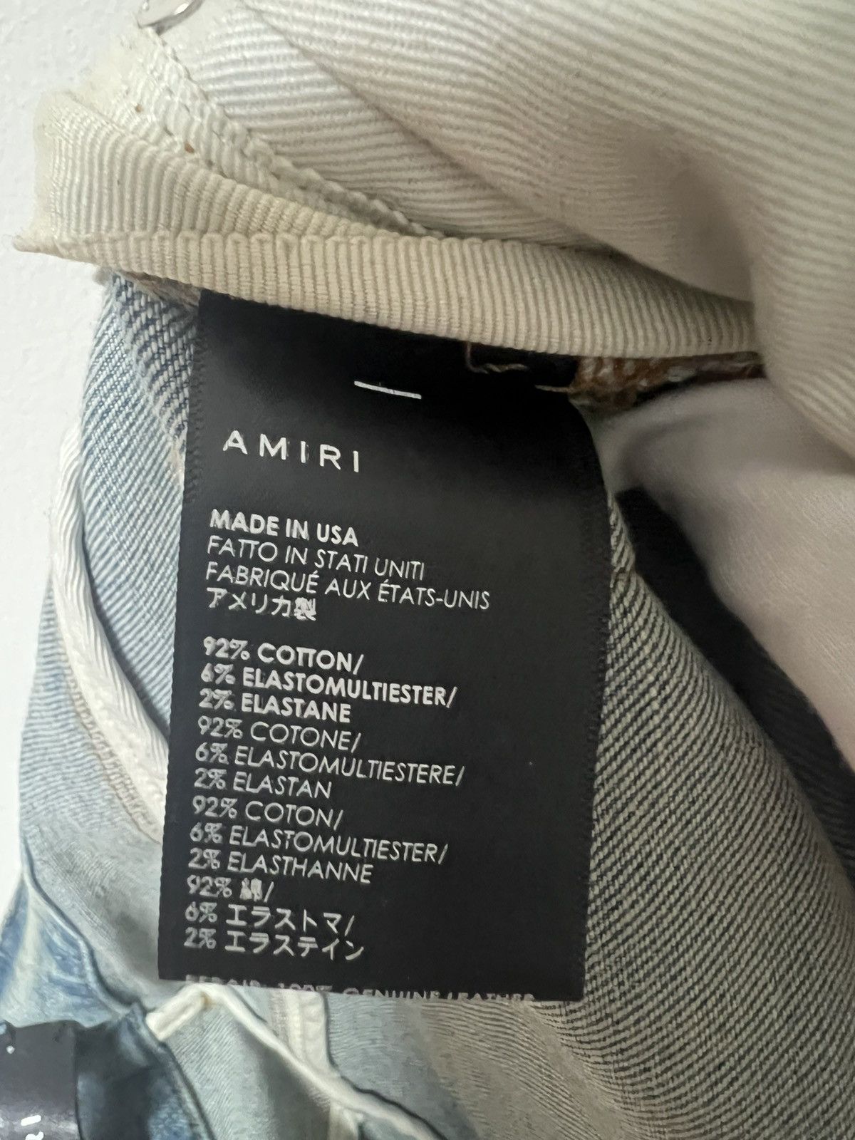 Amiri ICONIC! Amiri Zipper Biker Jeans Size 32 Size US 32 / EU 48 - 8 Thumbnail