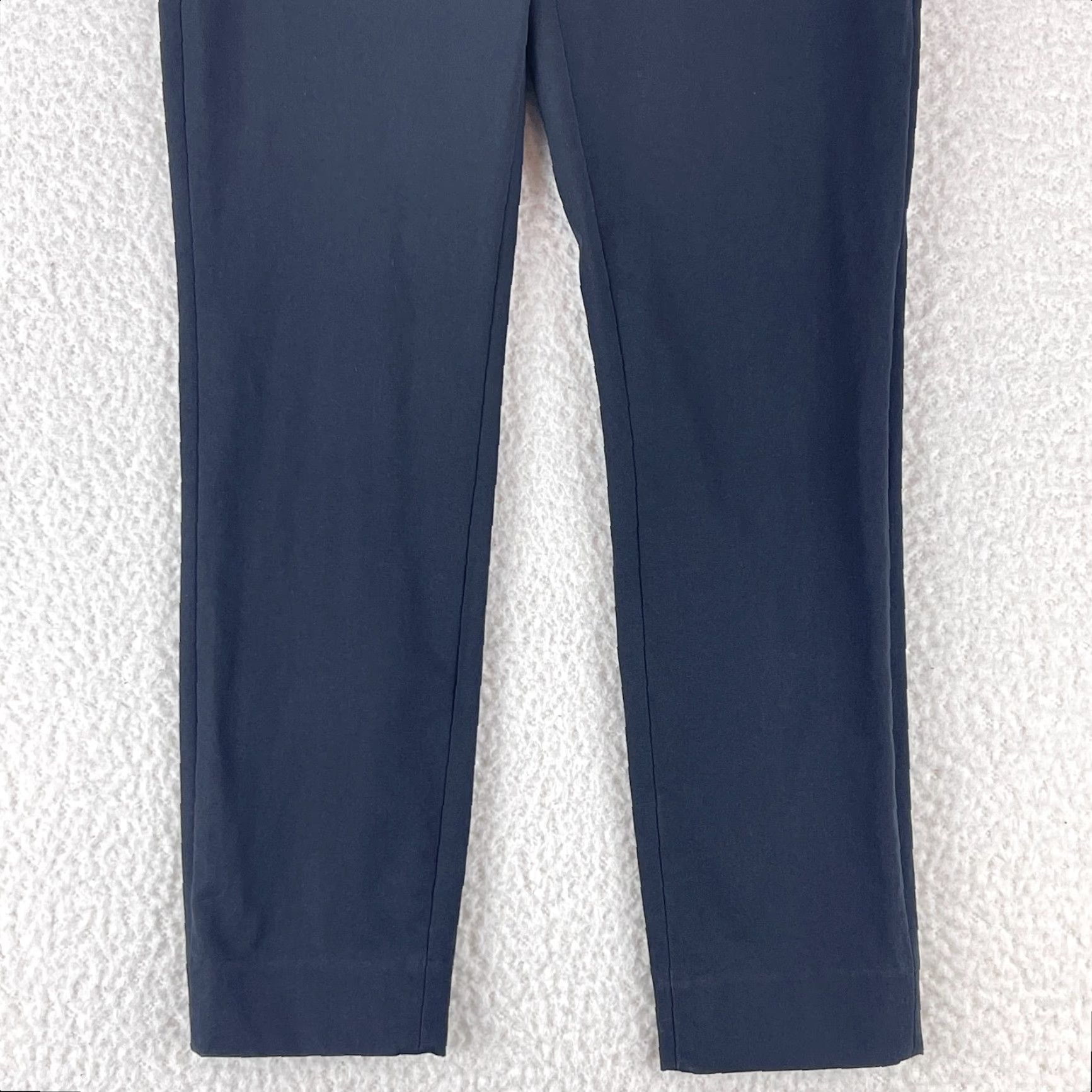 Everlane Everlane Black Side Zip Ankle Length Pants Womens High-Rise Stretch Size 4 Size 27" / US 4 / IT 40 - 3 Thumbnail