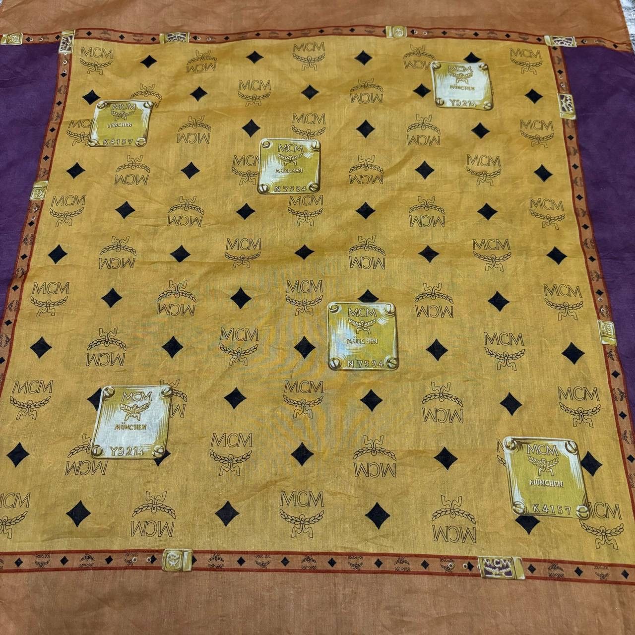 MCM MCM Bandana Scarf Neckerchief Handkerchief Size ONE SIZE - 3 Thumbnail