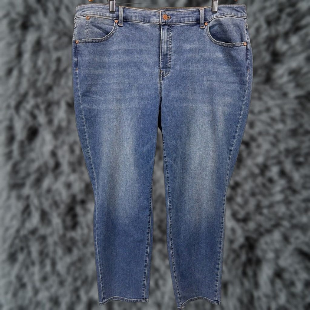 Talbots Talbots Jeans Slim Ankle 22W Plus Stretch Women’s Blue Size 22W Womens Size 40" / US 18 - 1 Thumbnail