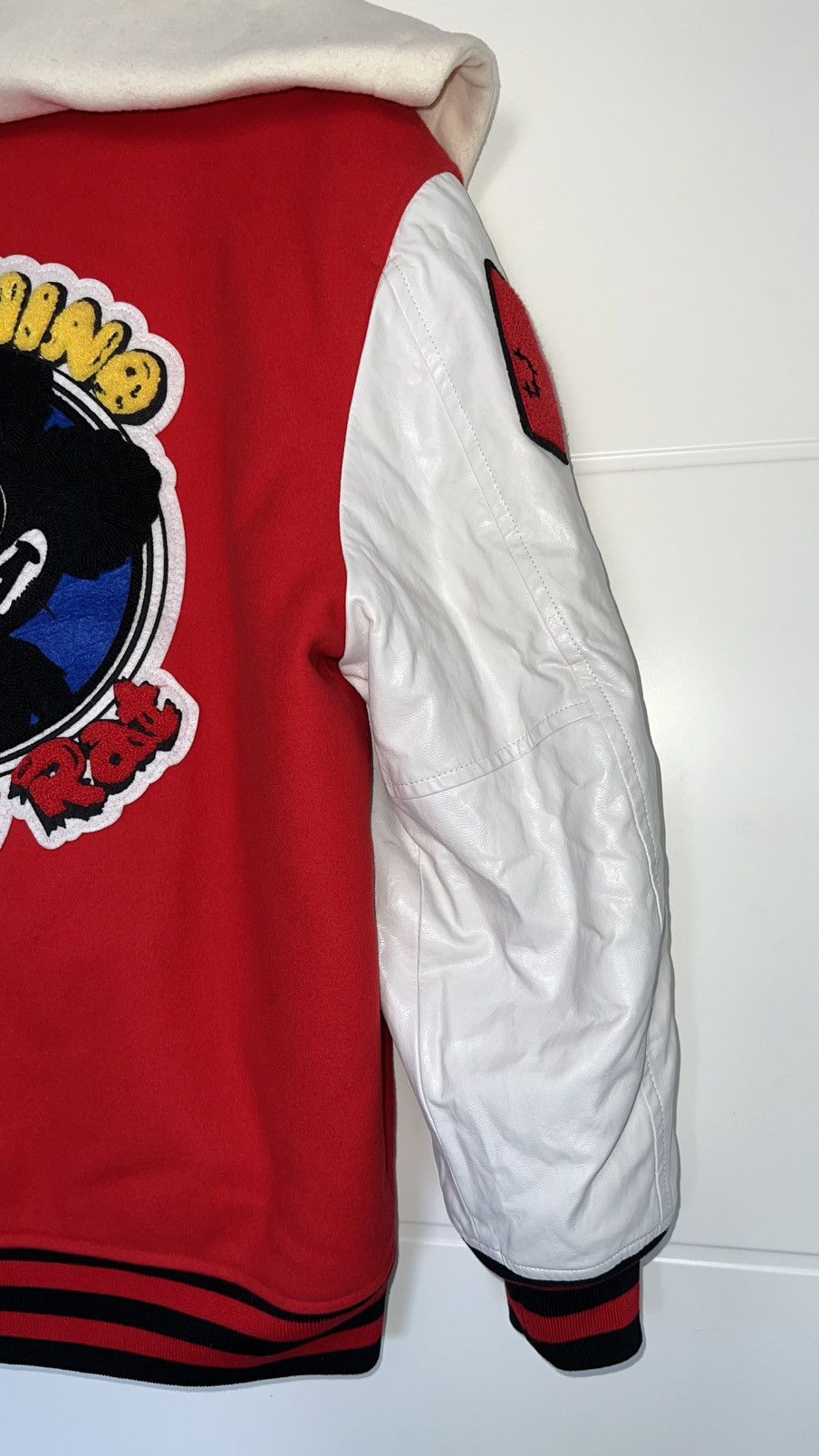 Moschino Moschino Mickey Rat Bomber Jacket Red White Size M Size M / US 6-8 / IT 42-44 - 16 Thumbnail