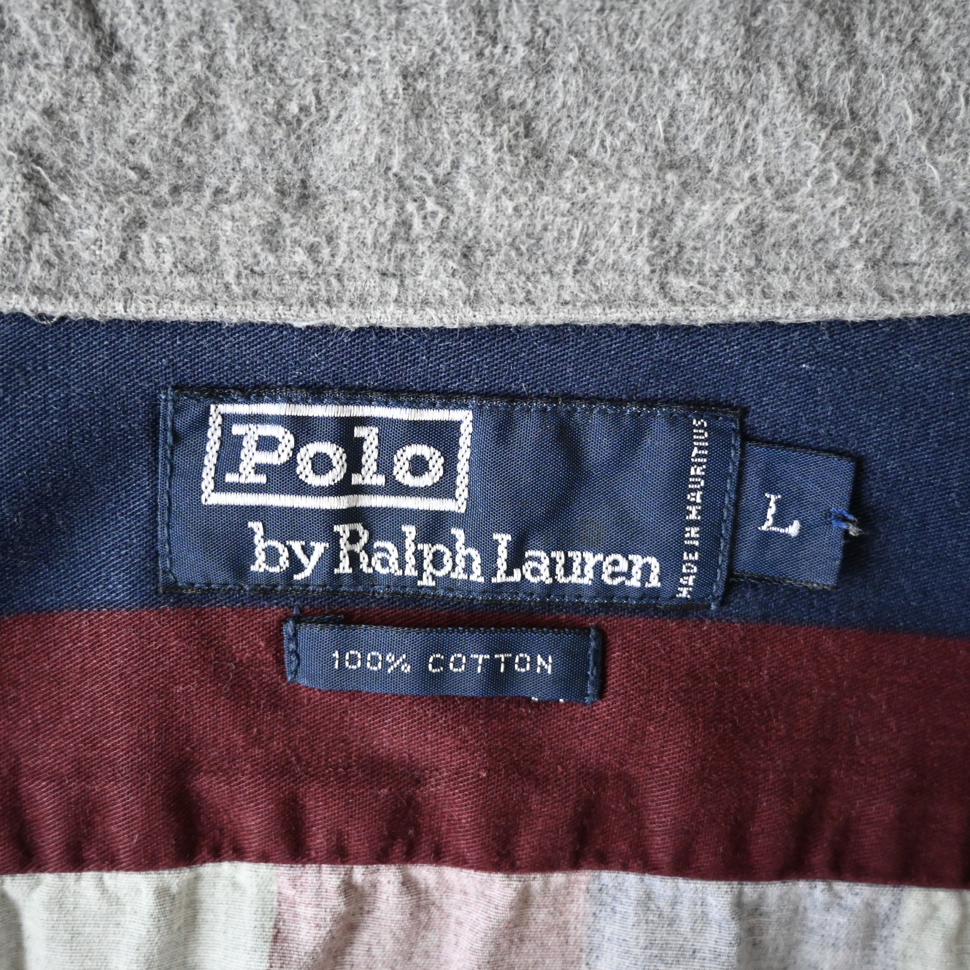 Polo Ralph Lauren VTG 1990s Polo by Ralph Lauren rugby uniform type shirt Size US L / EU 52-54 / 3 - 17 Thumbnail