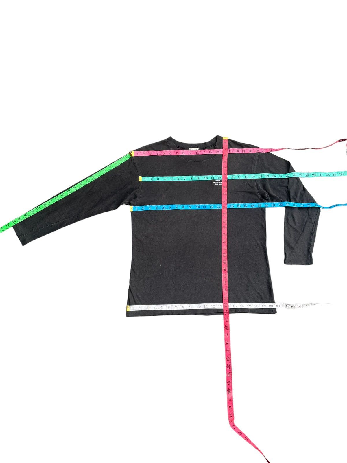 Designer Vintage Y’S For Living Faded Tshirt Size US M / EU 48-50 / 2 - 13 Thumbnail