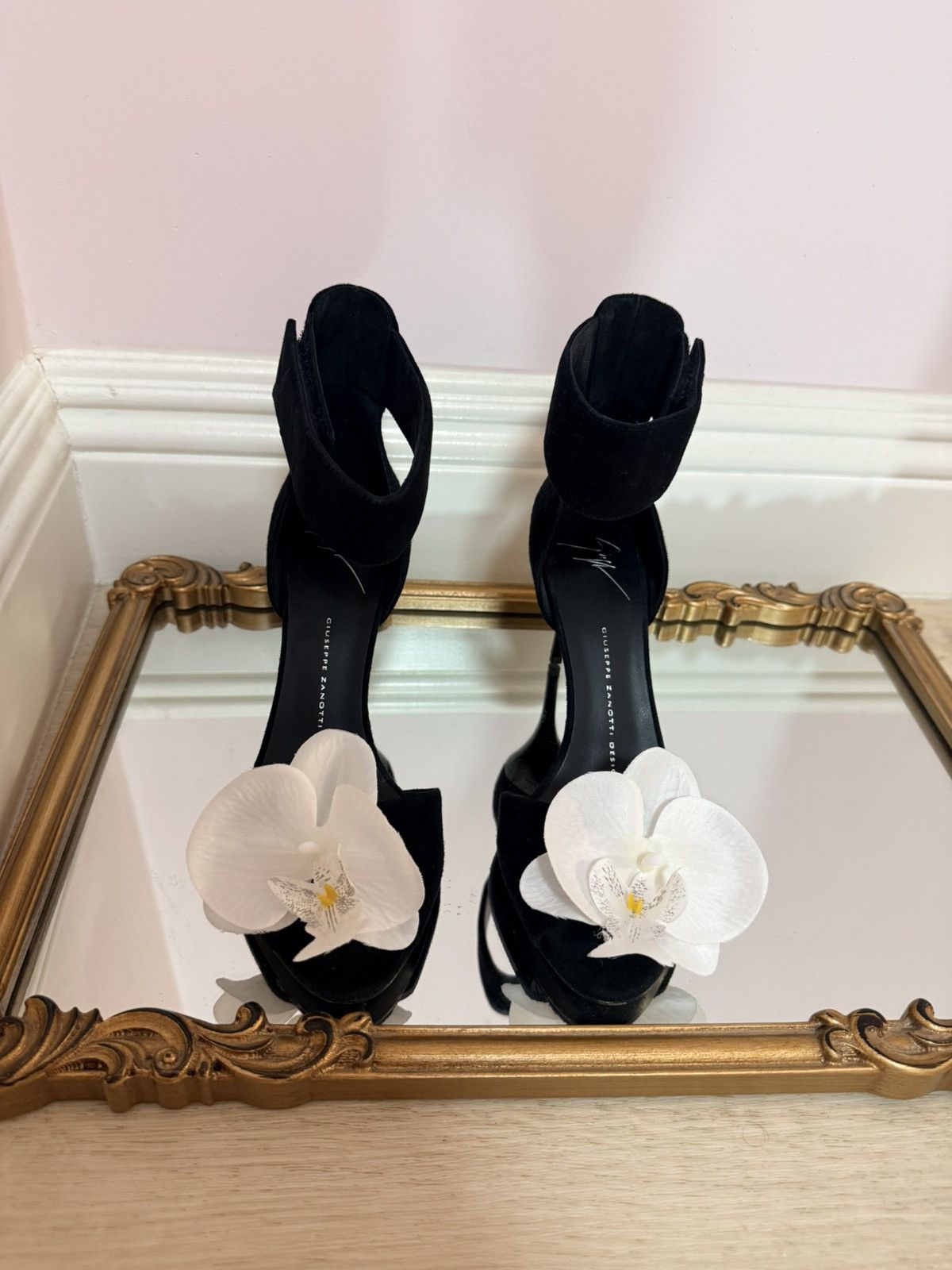 Giuseppe Zanotti Giuseppe Zanotti Vintage Black Sandals Size EUR 37/ US 7 Y2K Size US 7 / IT 37 - 4 Thumbnail