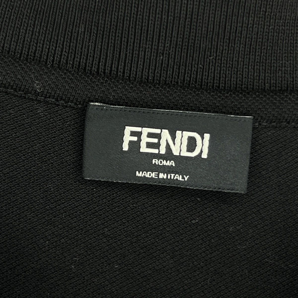 Fendi Fendi - Piqué Polo Shirt Black Size US L / EU 52-54 / 3 - 6 Thumbnail