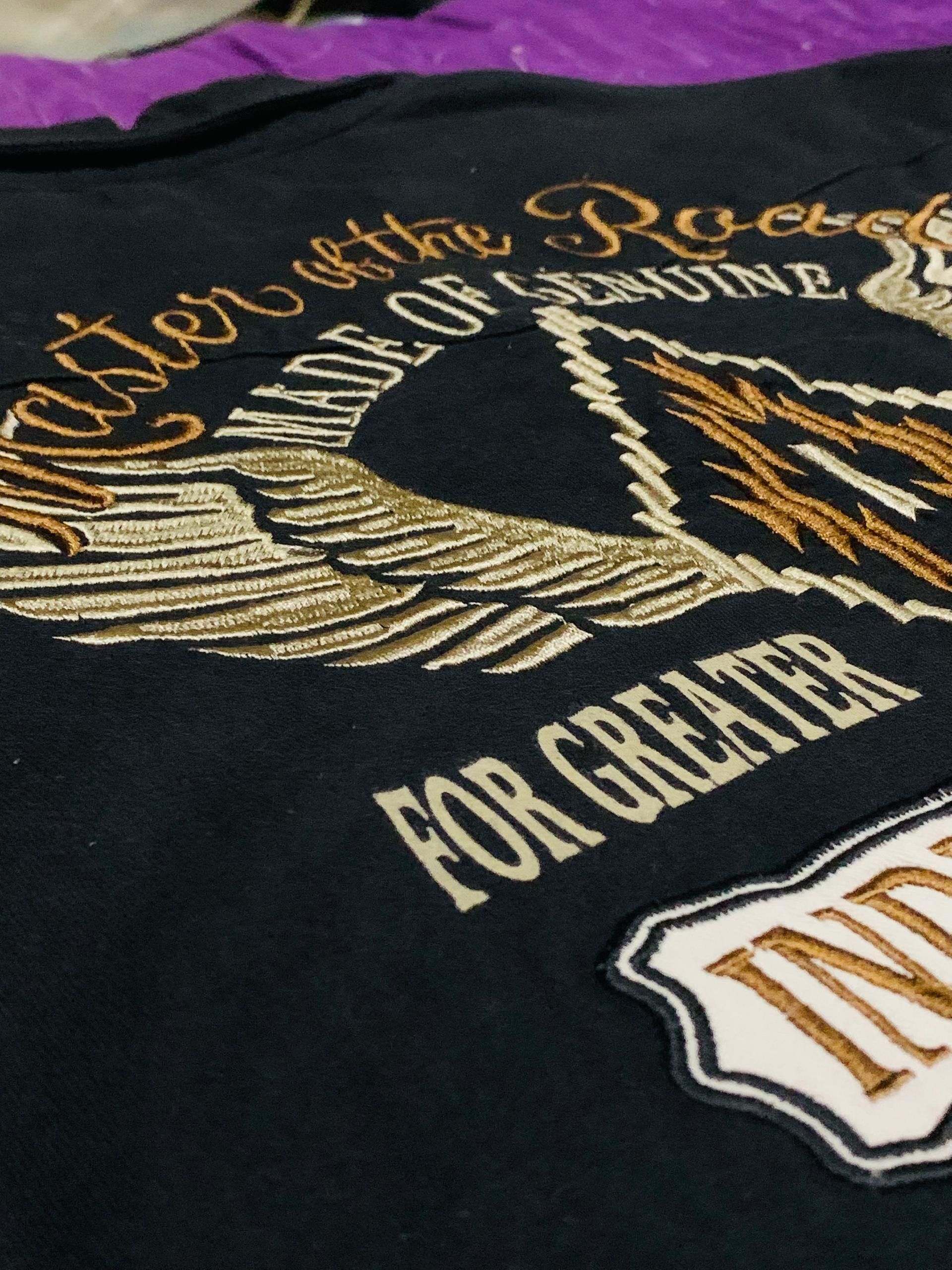 Indian Motorcycle × Native × Vintage Indian Motocycle Rare Embroidered Polo T-shirt Size US XL / EU 56 / 4 - 6 Thumbnail