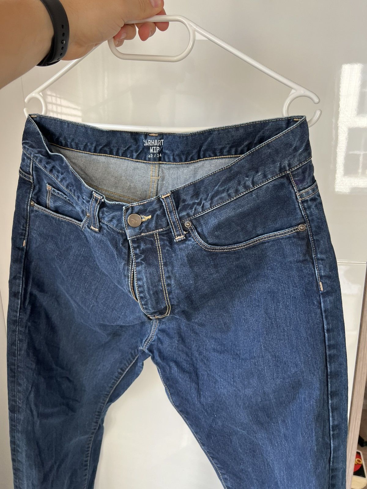 Carhartt Wip Carhartt WIP Blue Denim Selvage Vicious Pant Jeans Size US 32 / EU 48 - 6 Thumbnail