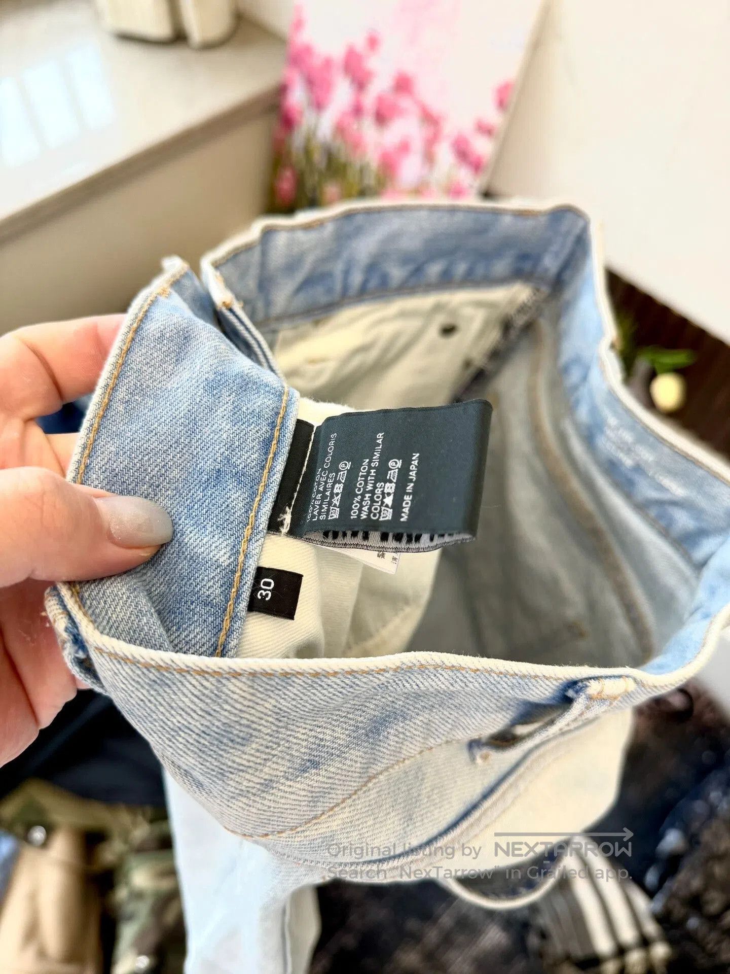 Celine Celine Light Blue Washed Denim Pants. Size 30" / US 8 / IT 44 - 5 Thumbnail