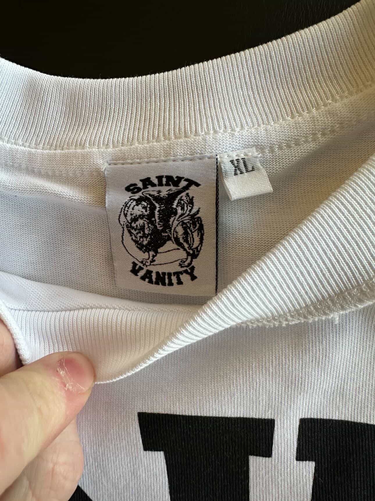 Saint Vanity Saint vanity griffin t shirt white black Size US XL / EU 56 / 4 - 2 Thumbnail