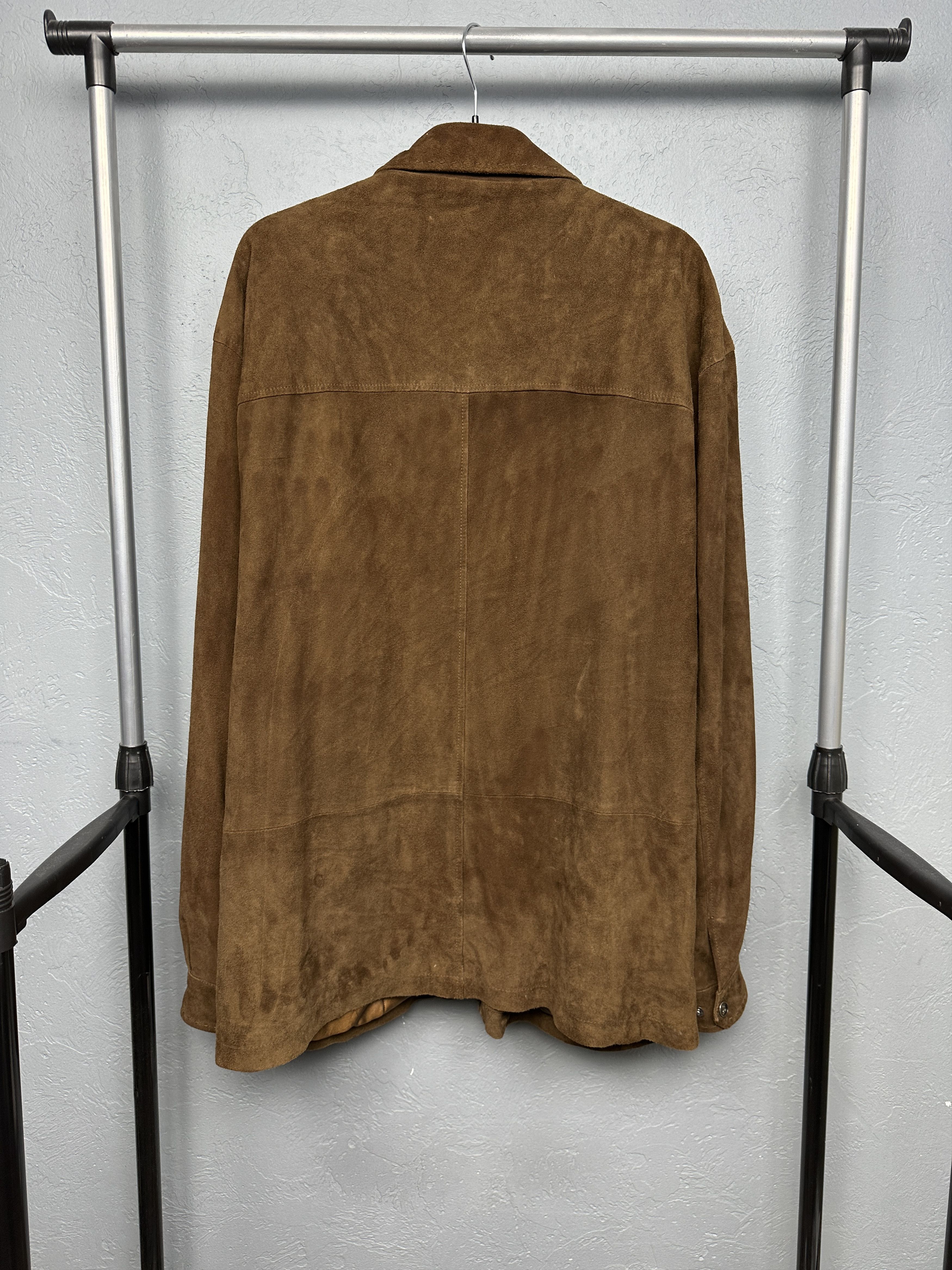 Genuine Leather Alex Cannon Mens Suede Leather Jacket Size US XL / EU 56 / 4 - 8 Thumbnail