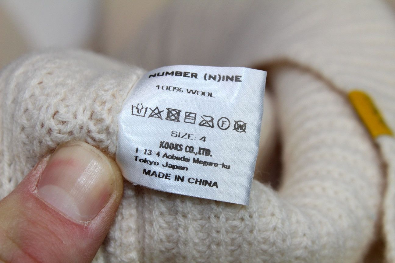 Number (N)ine Wool Turtleneck Sweater Size US XL / EU 56 / 4 - 4 Thumbnail