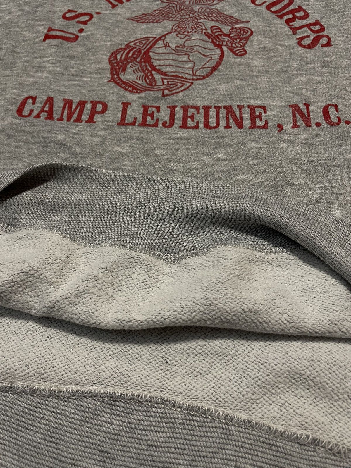 Vintage 60s/70s Vintage USMC Camp Lejeune Raglan Sweatshirt Size US M / EU 48-50 / 2 - 3 Thumbnail