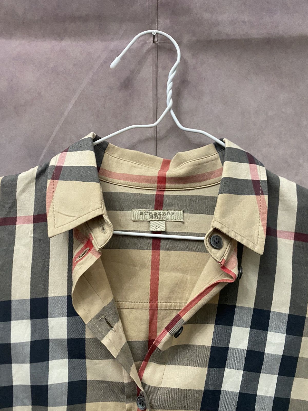 Burberry × Designer Burberry Shirt Luxury Size XS / US 0-2 / IT 36-38 - 2 Thumbnail