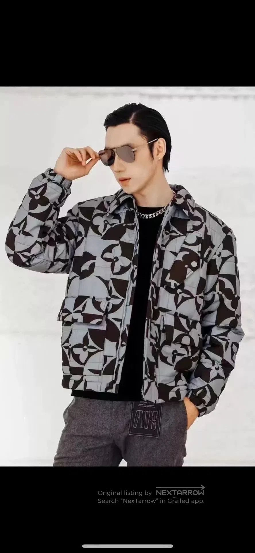 Louis Vuitton Louis Vuitton LV Geometric Print Men's Jacket. Size US S / EU 44-46 / 1 - 5 Thumbnail