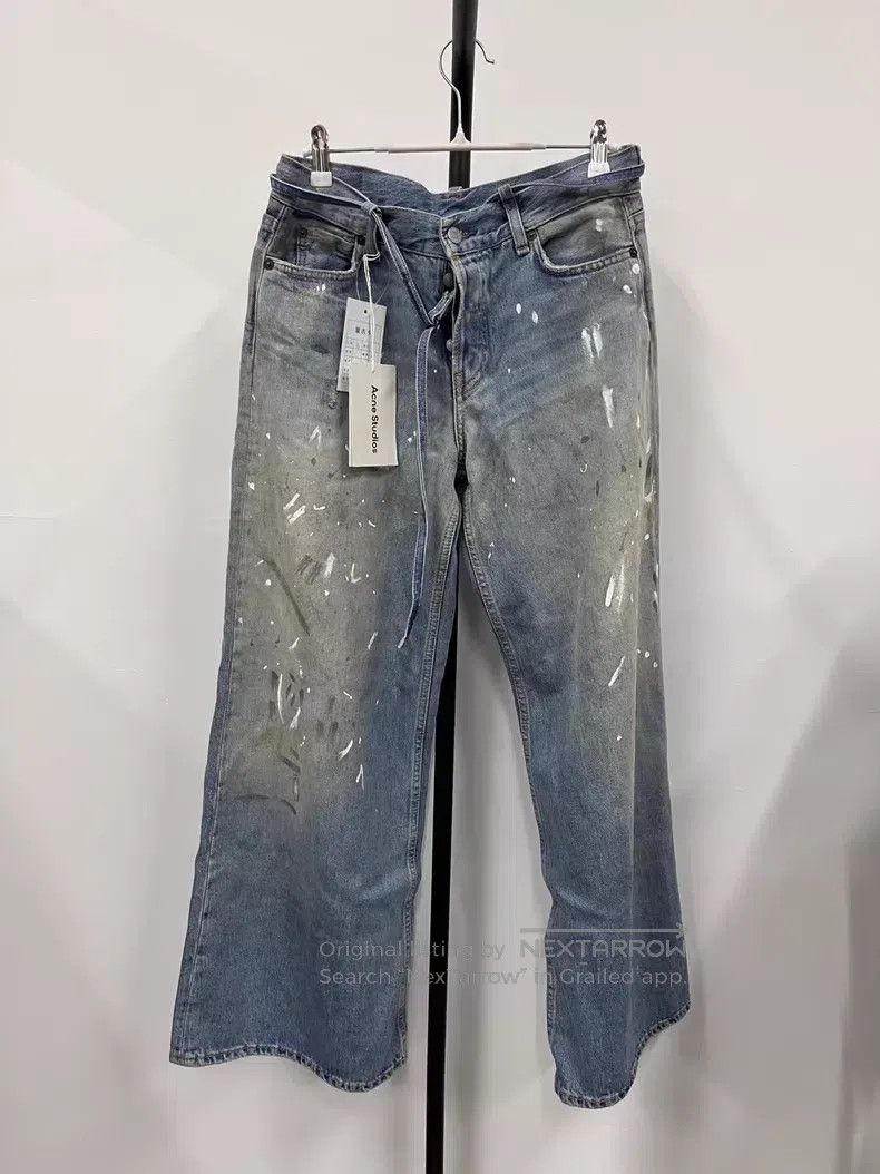 Acne Studios Acne Studios 1981F Mud-Dyed Desert Graffiti Heavyweight Lo Size US 34 / EU 50 - 1 Thumbnail