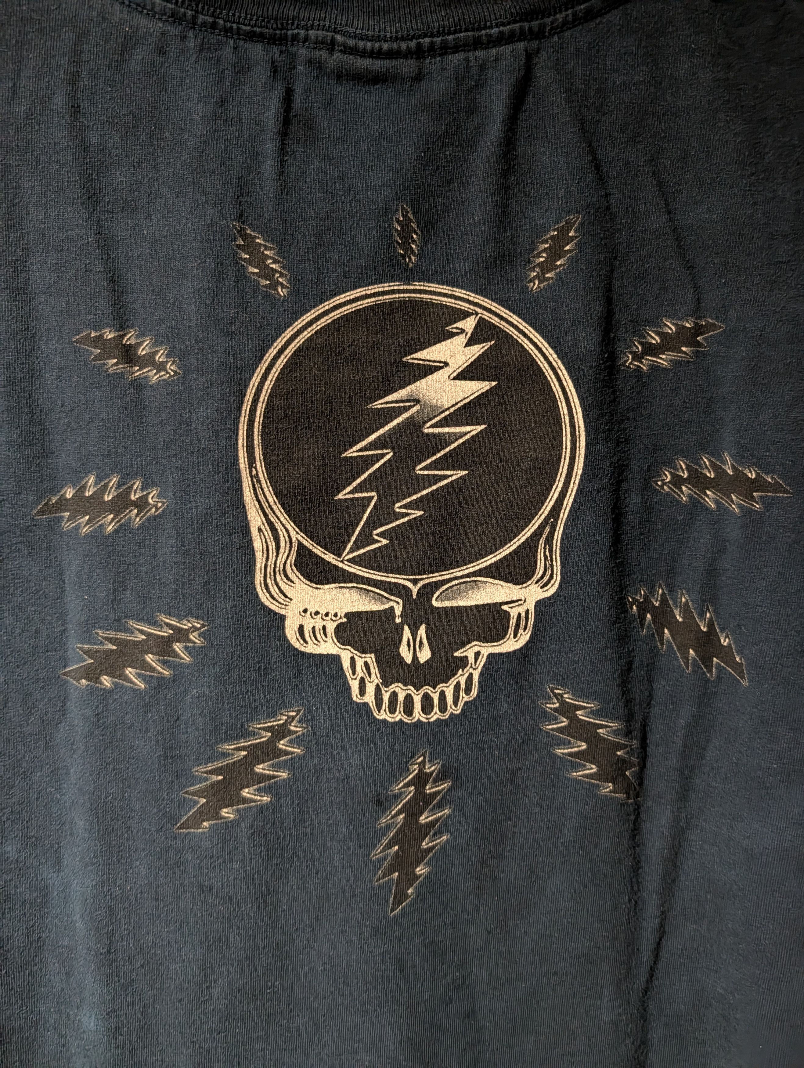 Grateful Dead VTG Grateful Dead T-Shirt Sundog Steal Your Face Liquid Blue Size US XXL / EU 58 / 5 - 7 Thumbnail