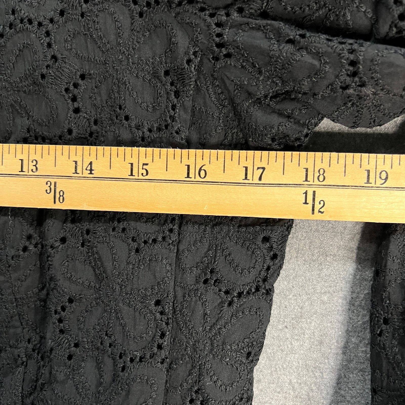 Other Susan Graver PURE Cotton Eyelet Shawl Size M / US 6-8 / IT 42-44 - 7 Thumbnail