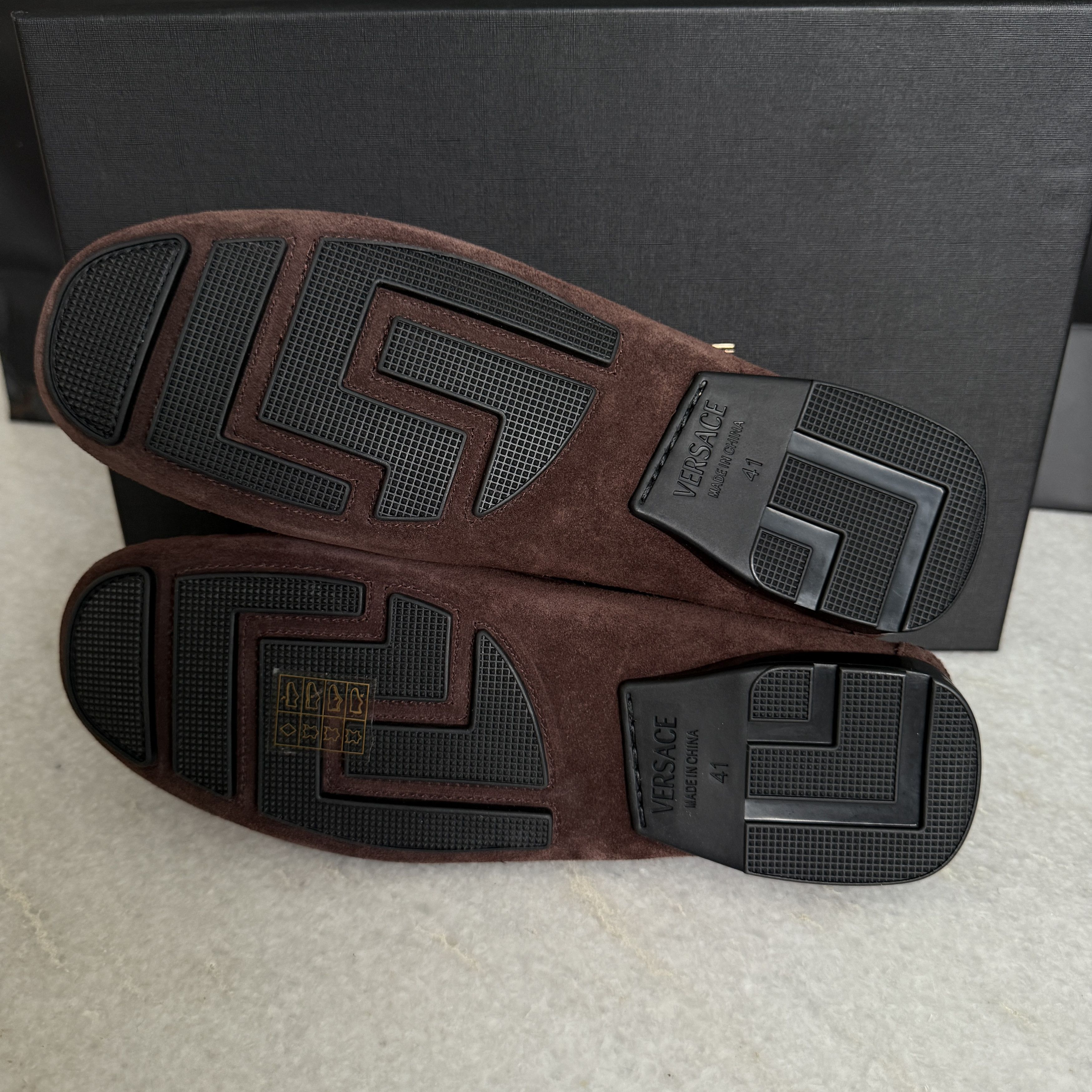Brown Versace Men’s Dress Shoes size 41 Versace Men main image 2