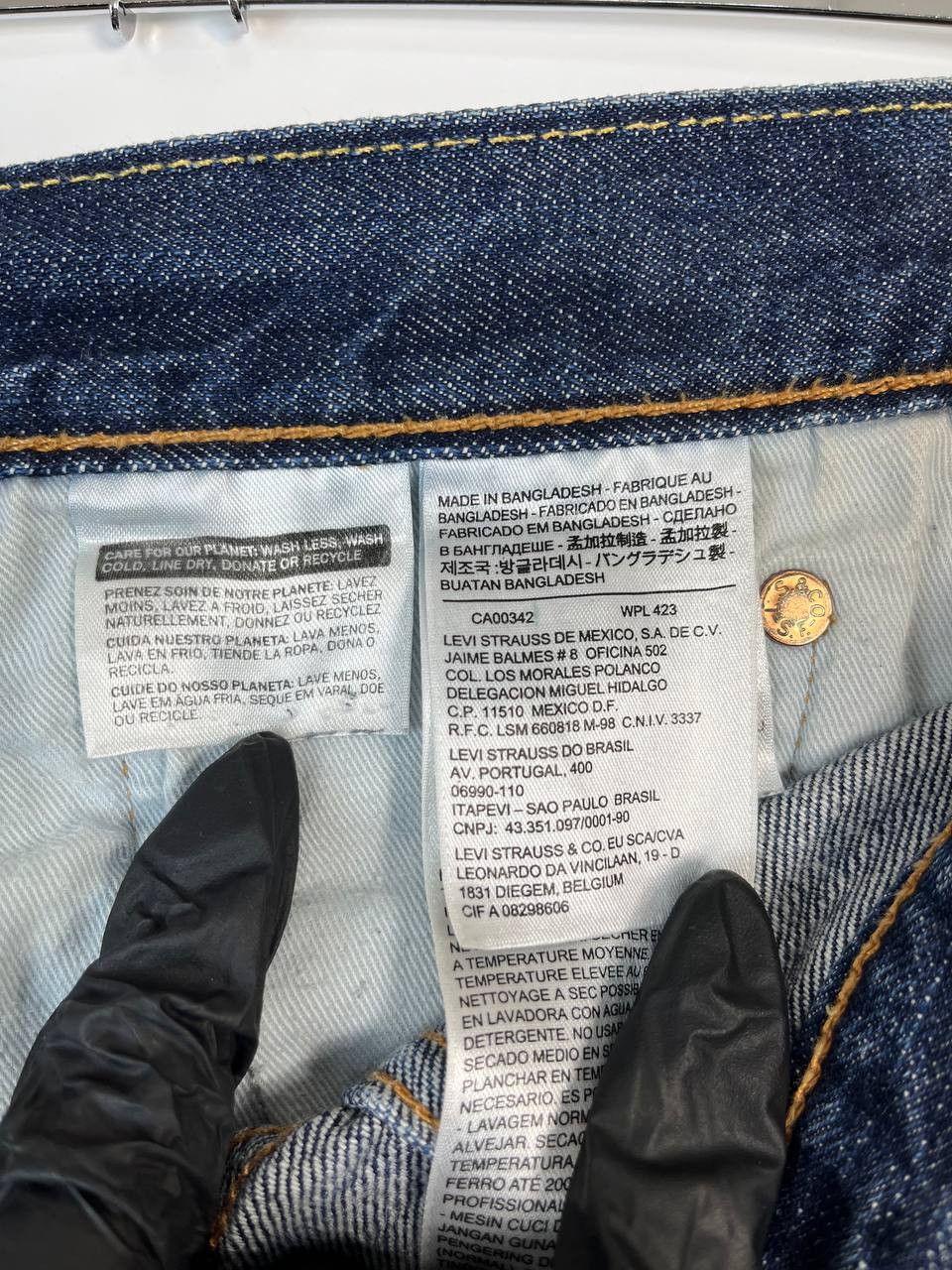 Levi's LEVI'S VINTAGE PATCHWORK DENIM JEANS BUTTON FLY BLUE Size L Size US 32 / EU 48 - 2 Thumbnail