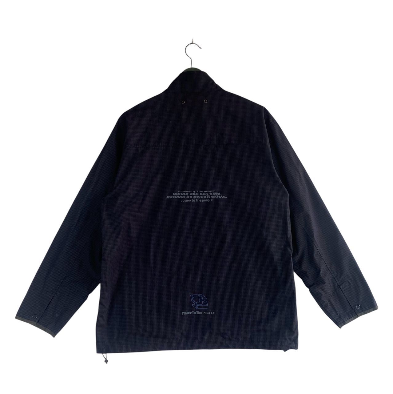 Japanese Brand Vtg 90s Power To The People ripstop zip up jacket Size US L / EU 52-54 / 3 - 1 Thumbnail