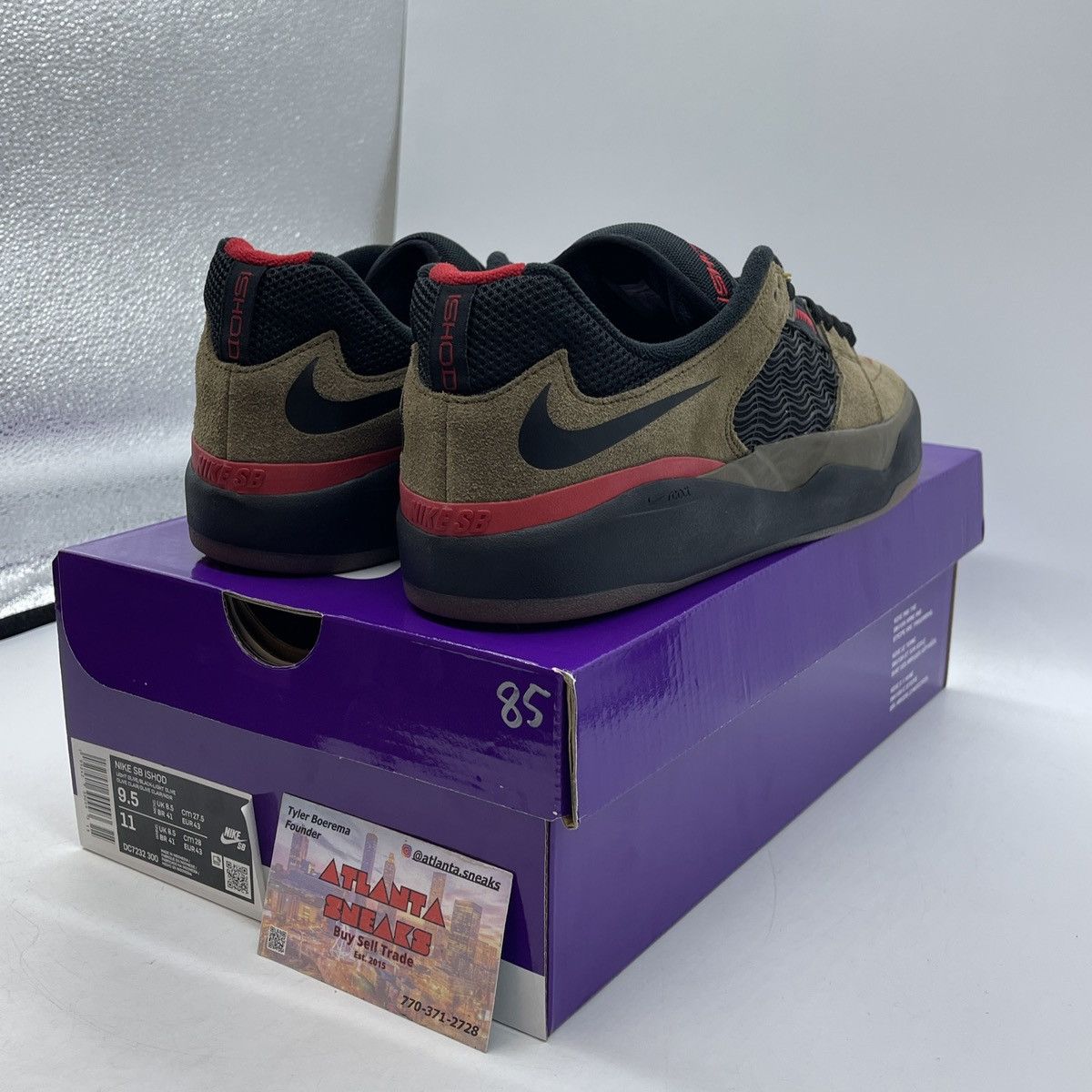 Nike Ishod wair light olive Size US 9.5 / EU 42-43 - 5 Thumbnail