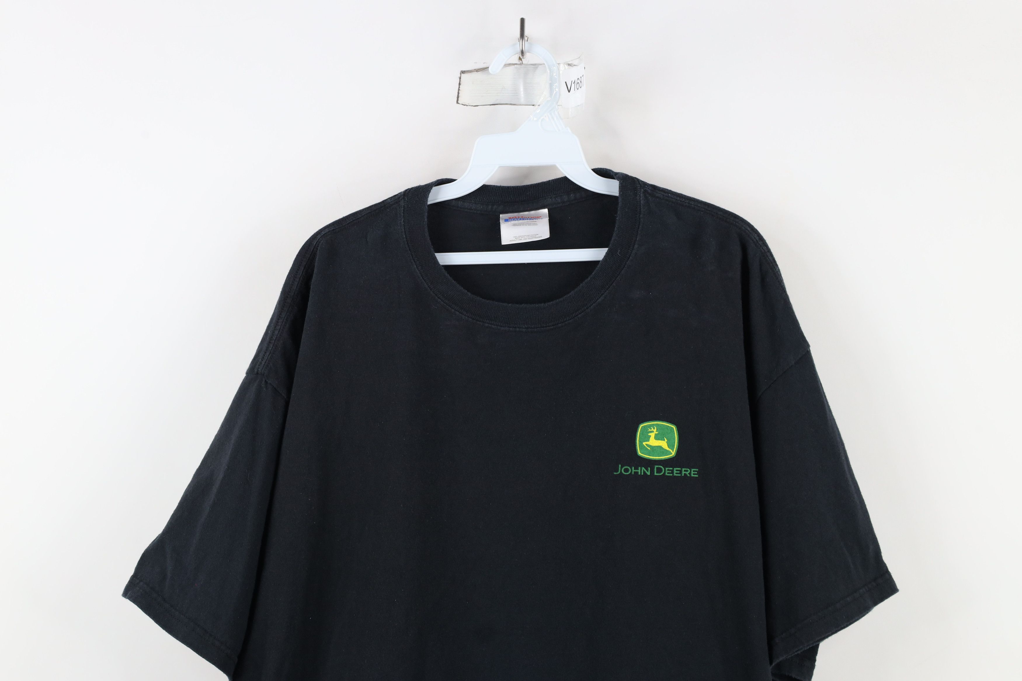 Vintage Vintage 90s John Deere Tractors Spell Short Sleeve T-Shirt Size US XXL / EU 58 / 5 - 2 Thumbnail