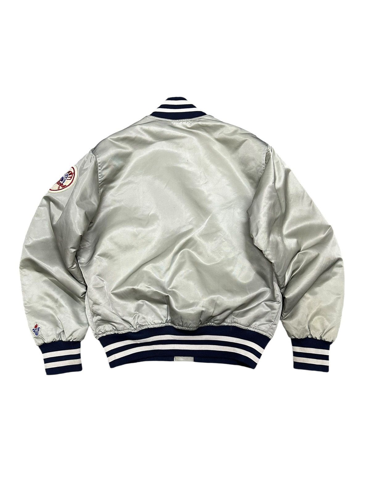 New York Yankees Vintage 80s New York Yankees By MLB Felco Varsity Jacket Size US M / EU 48-50 / 2 - 5 Thumbnail