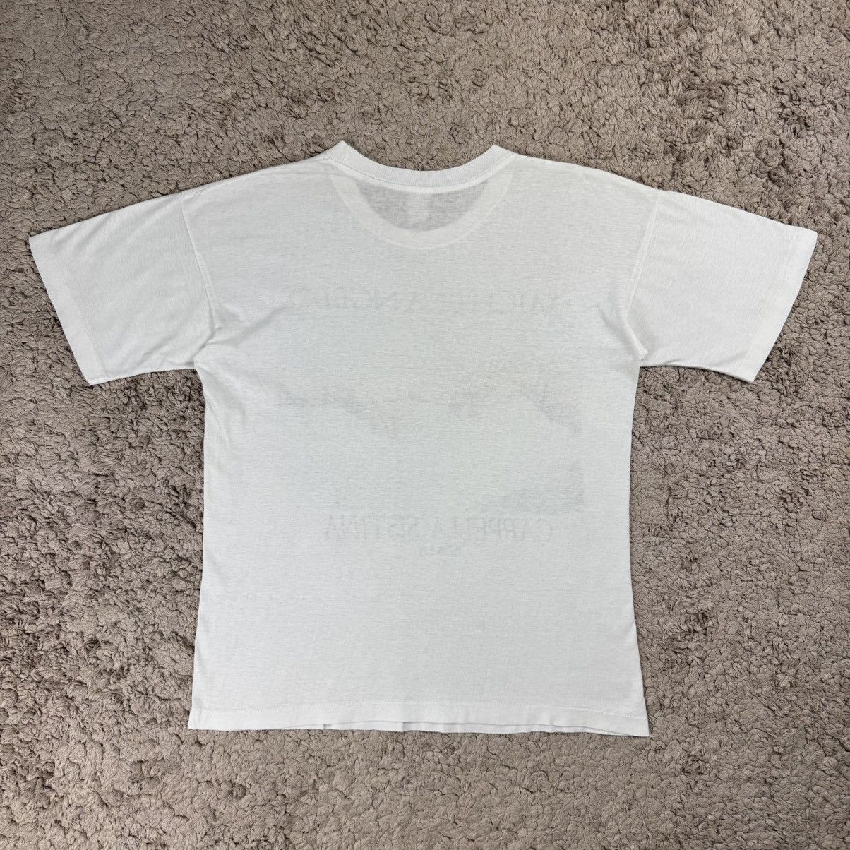 Vintage Vintage Art Michelangelo Cappelia Sistina Roma T-shirt Size US M / EU 48-50 / 2 - 2 Thumbnail