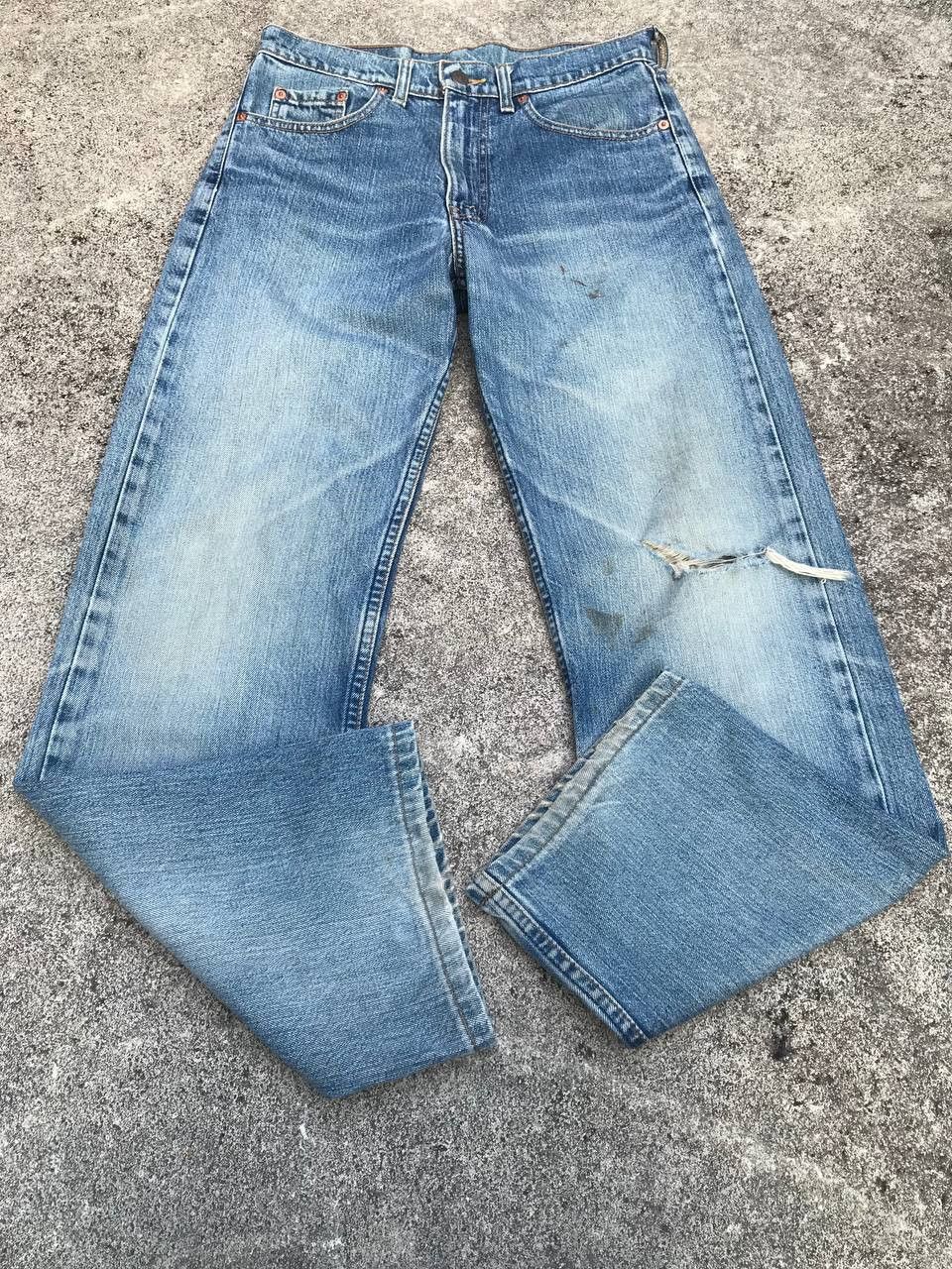 Levi's × Vintage VINTAGE LEVIS 512 LIGHTWASH DISTRESSED DIRTY W28X29 Size US 28 / EU 44 - 6 Thumbnail